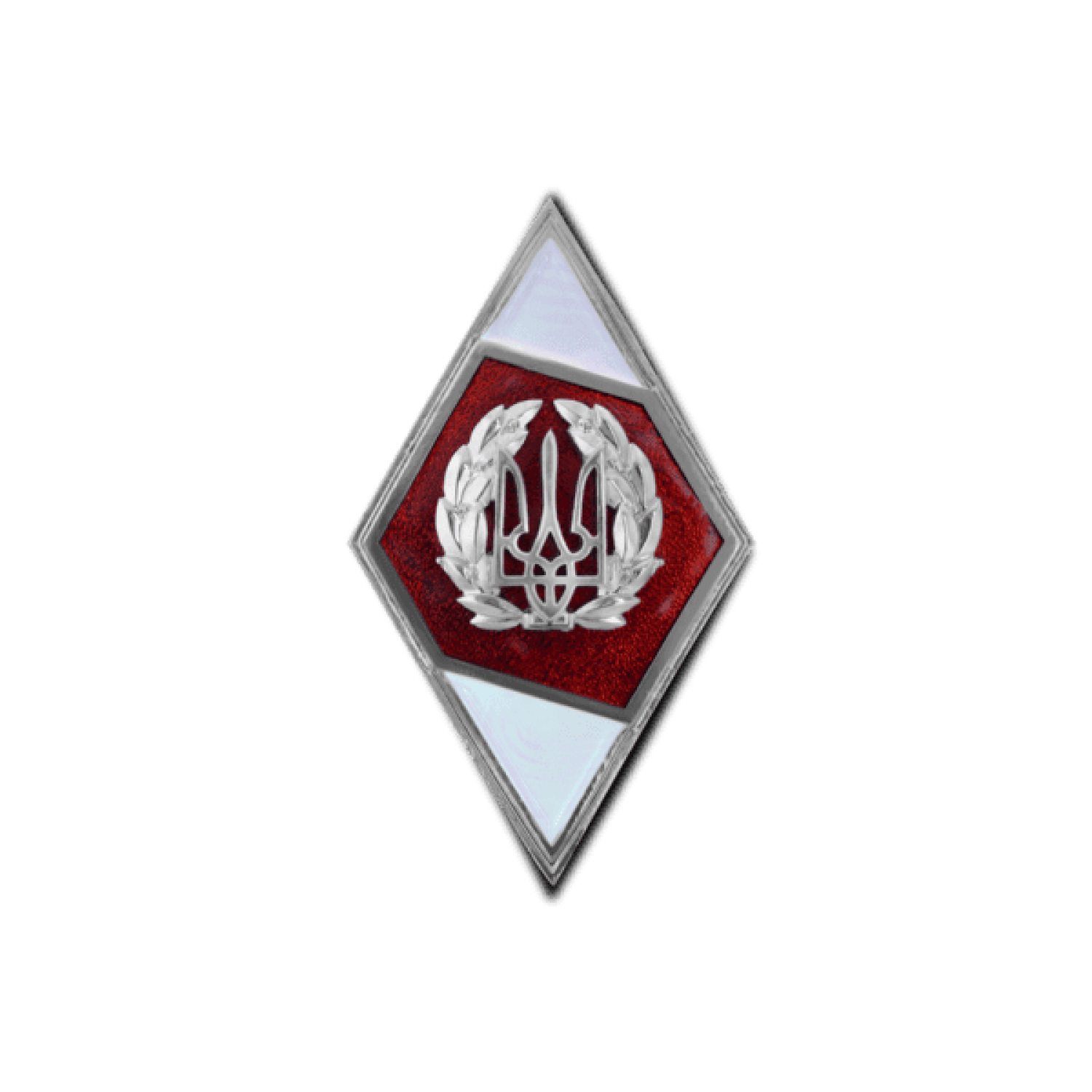 Нагрудный знак (Ромб) об окончании «Национального университета обороны Украины» (тактический уровень)