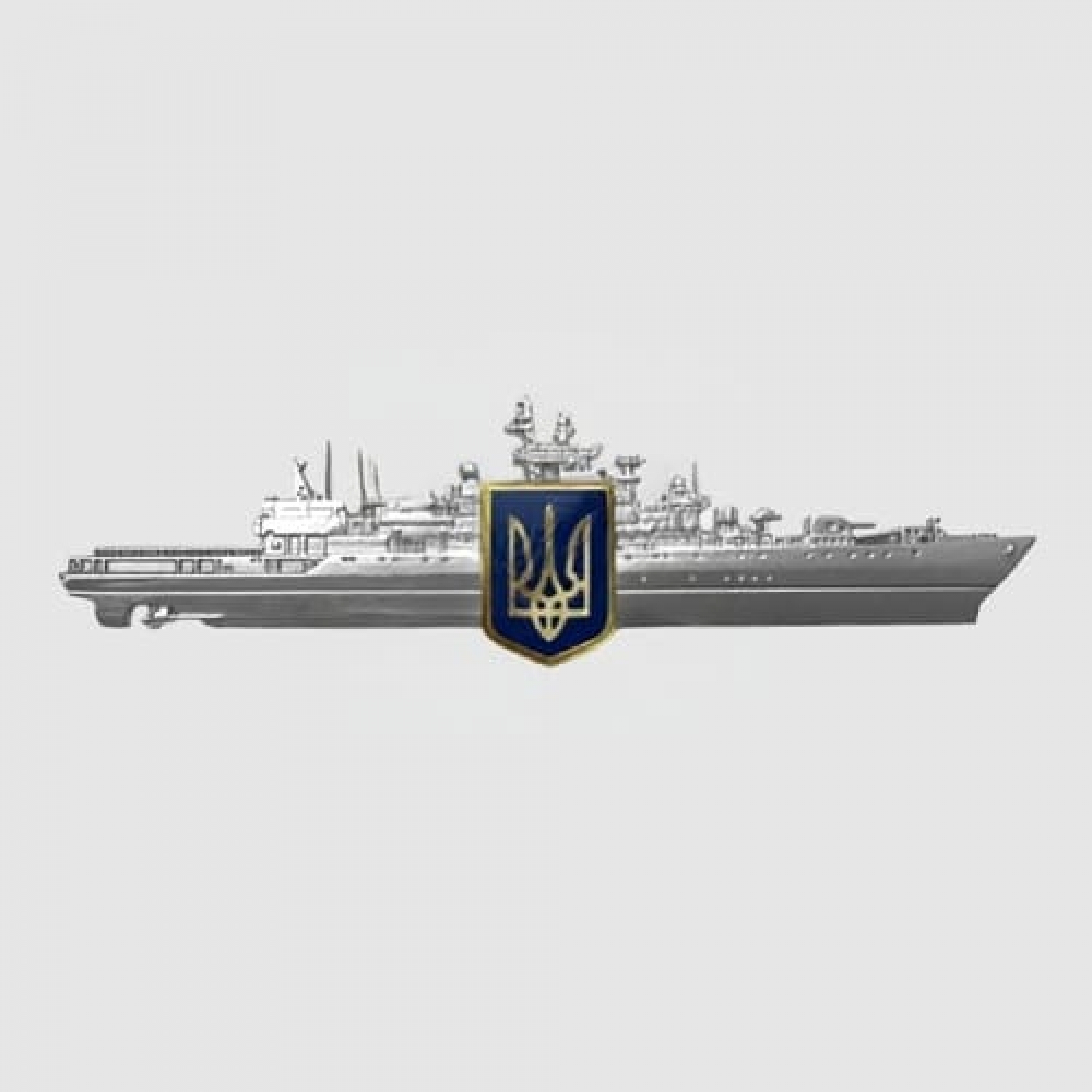 Нагрудный знак "Командир корабля-ВМСУ"