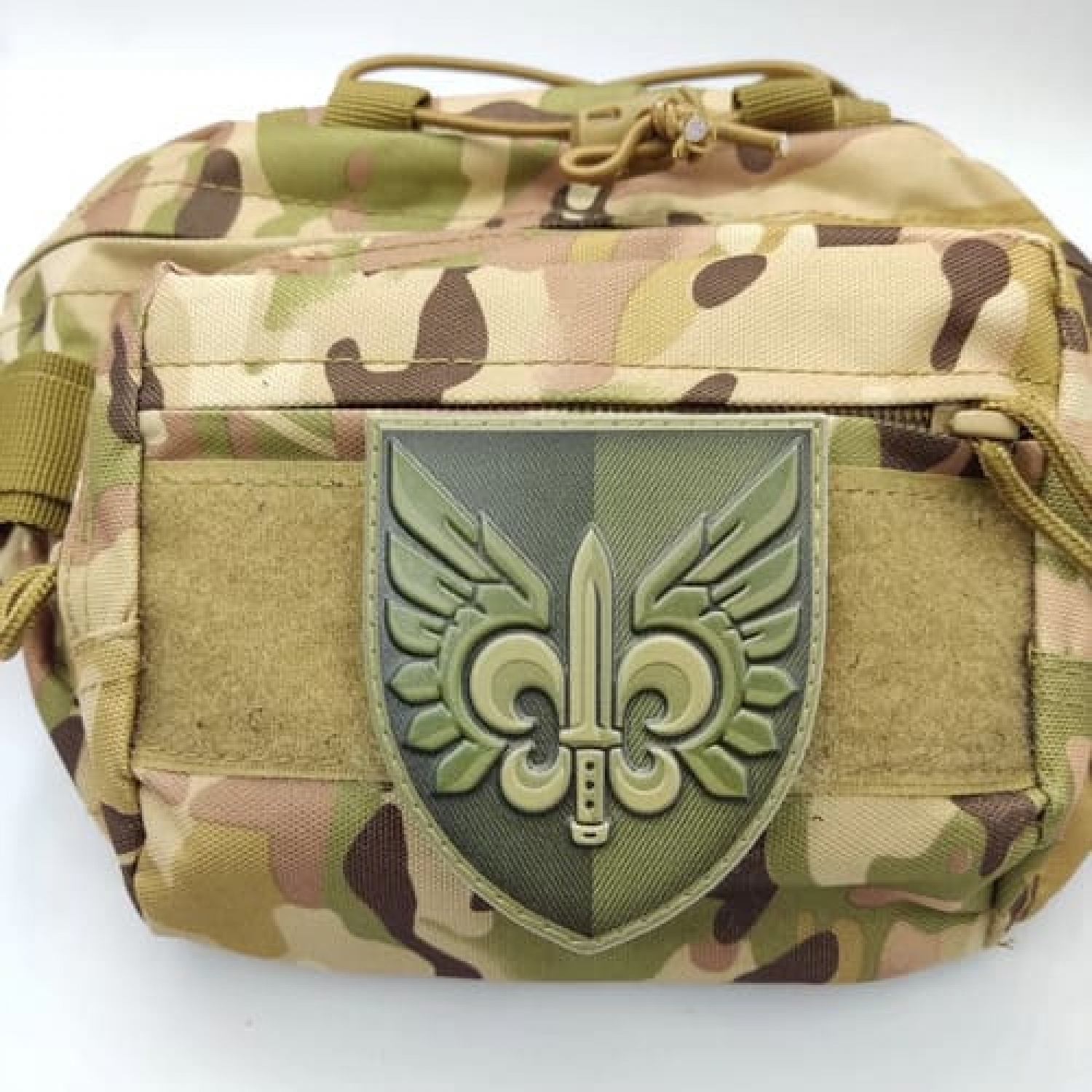 Нашивка ЗСУ 132 окремий розвідувальний батальйон олива