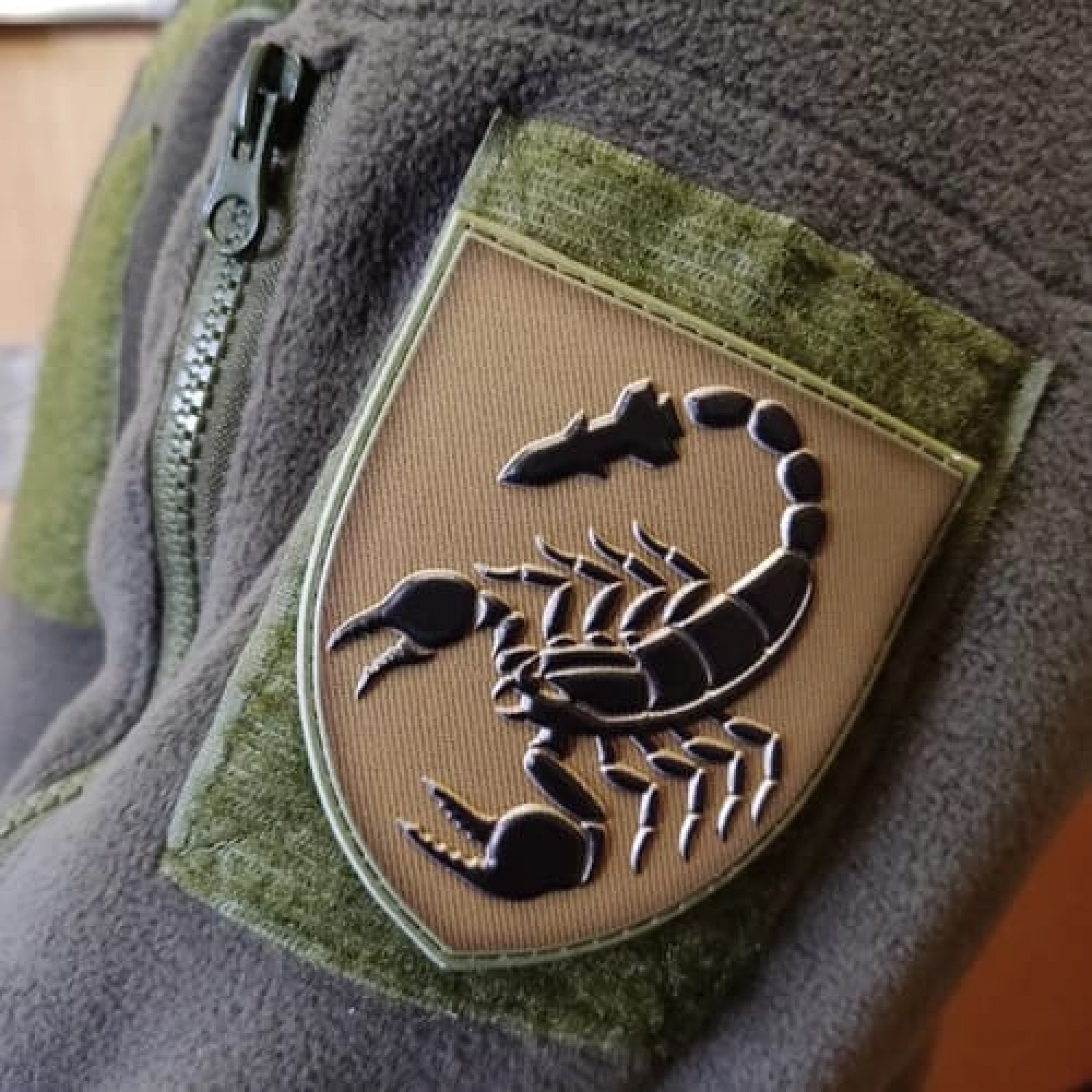 Нашивка ЗСУ 19 ОРБр олива