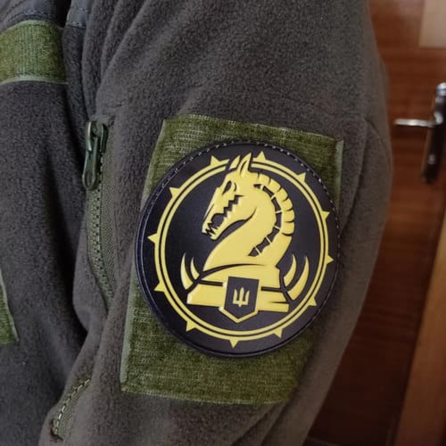 Нашивка ЗСУ 47 окрема механізована бригада чорна