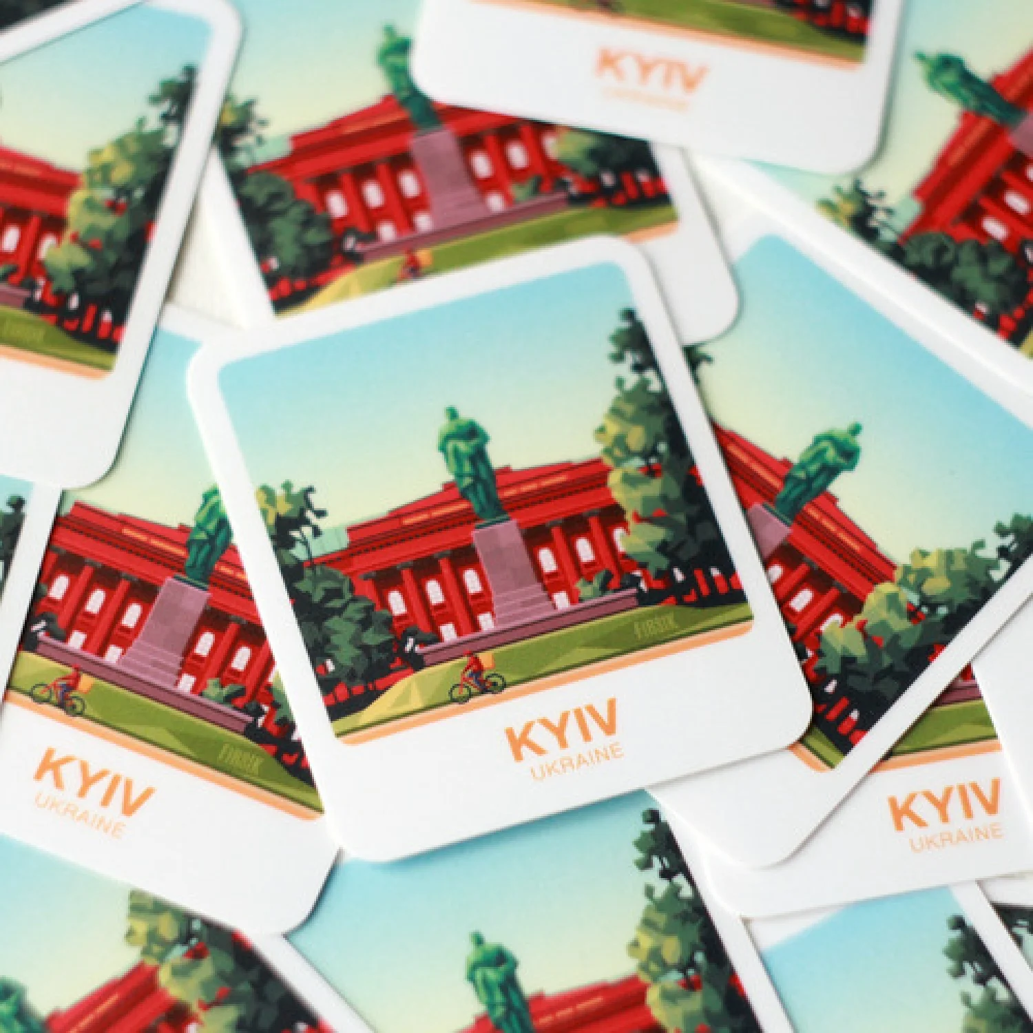 Стікер-палароїд "Київ. Шевченко"