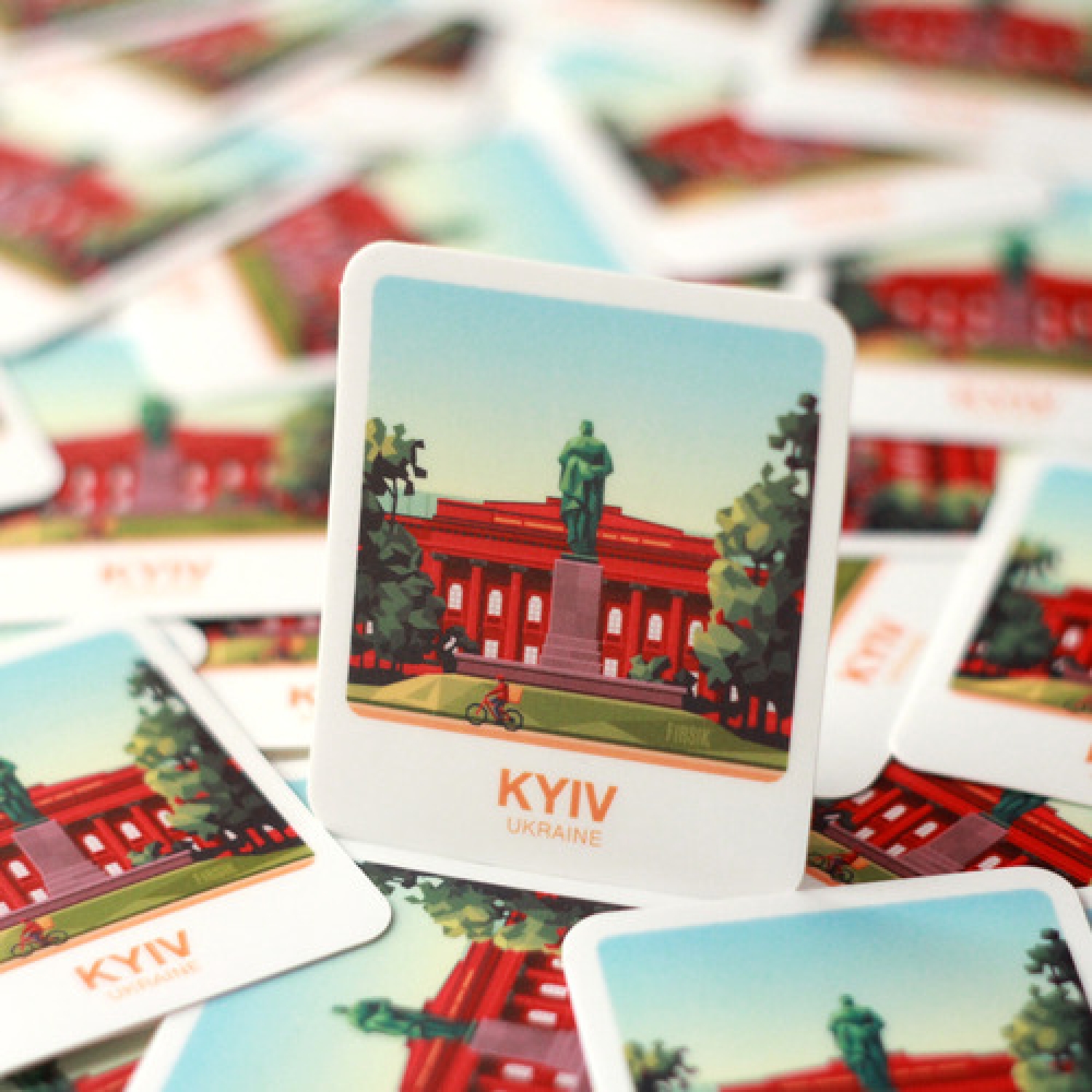 Стікер-палароїд "Київ. Шевченко"