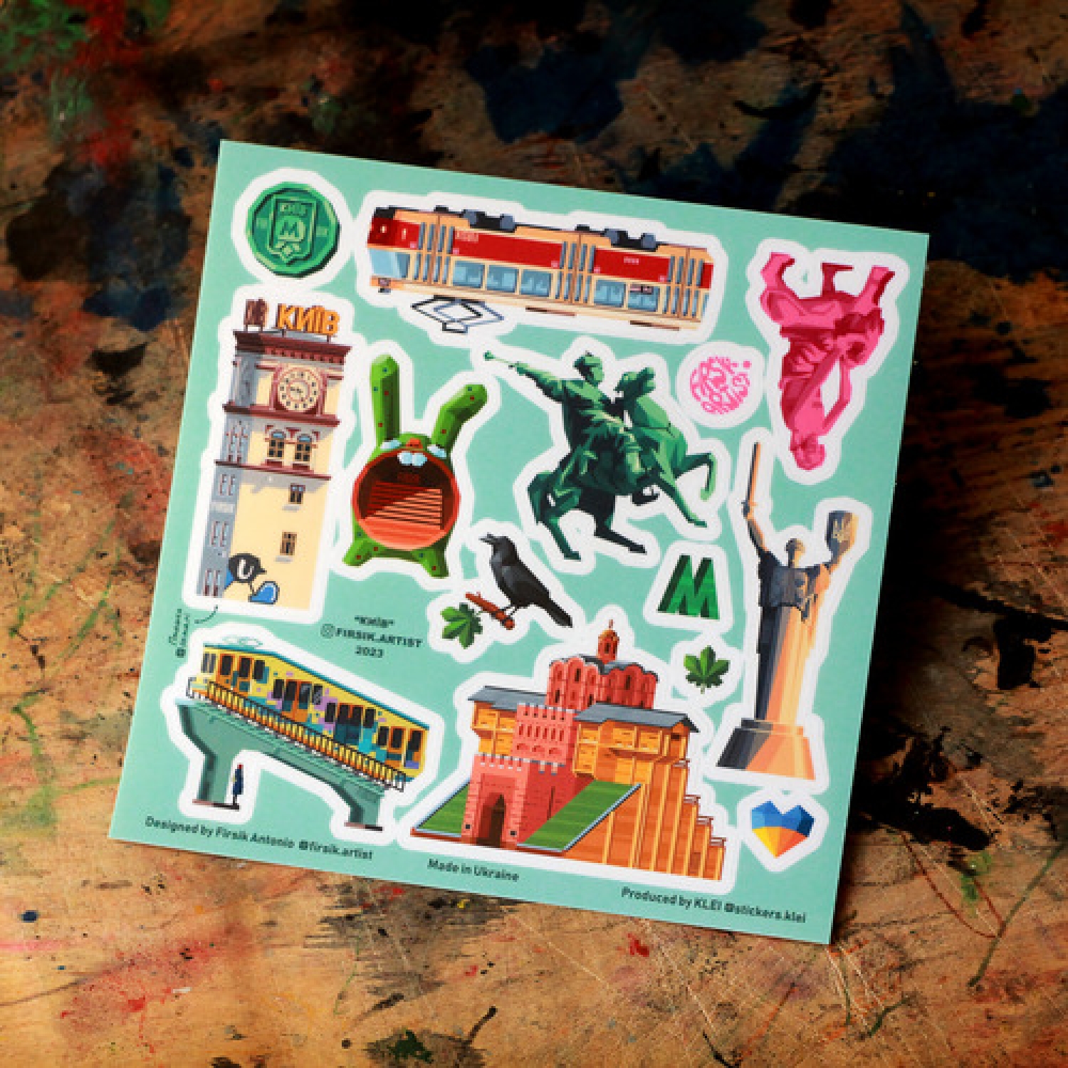 Стікерпак "Київ #1"