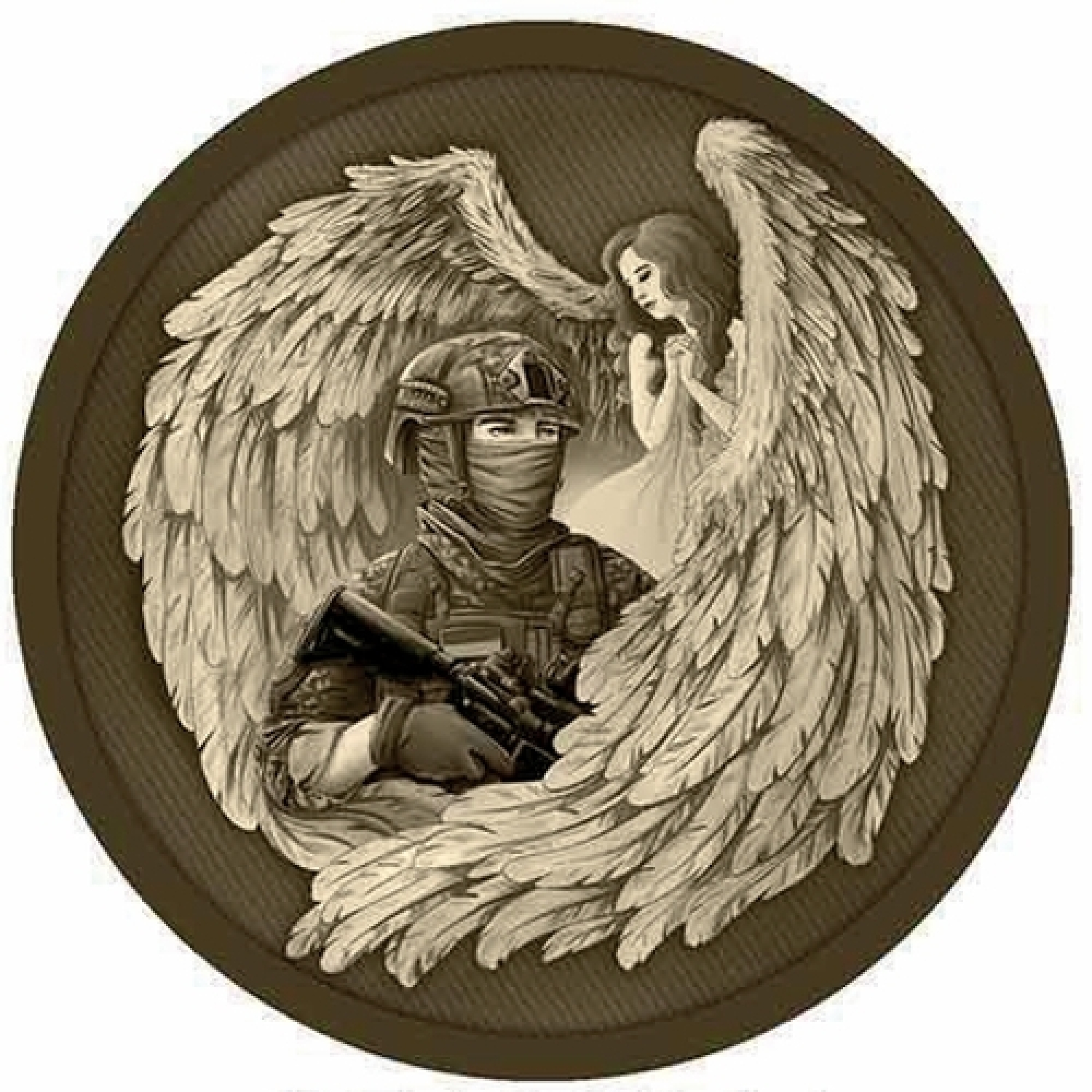 Нашивка Ангел-охоронець койот