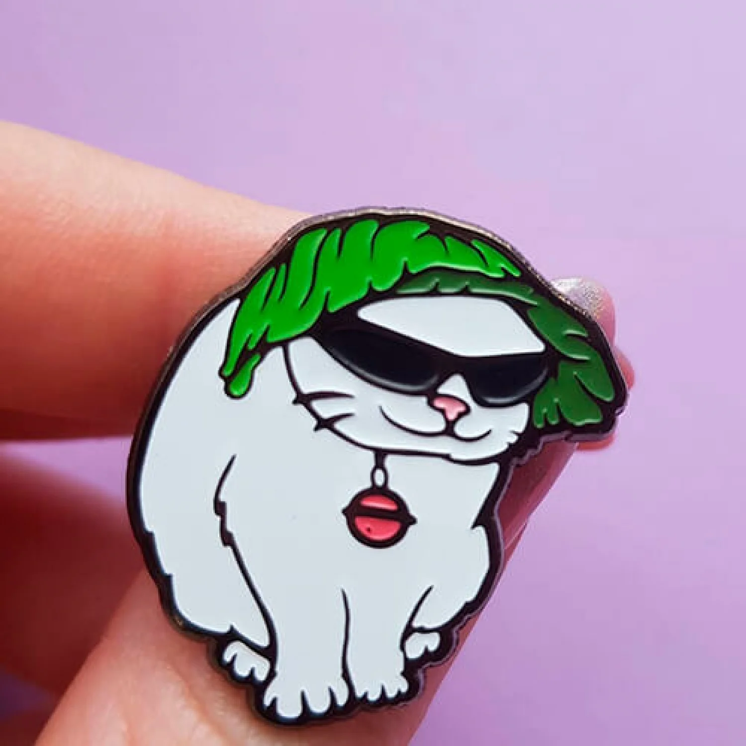 Значок Кот капуста