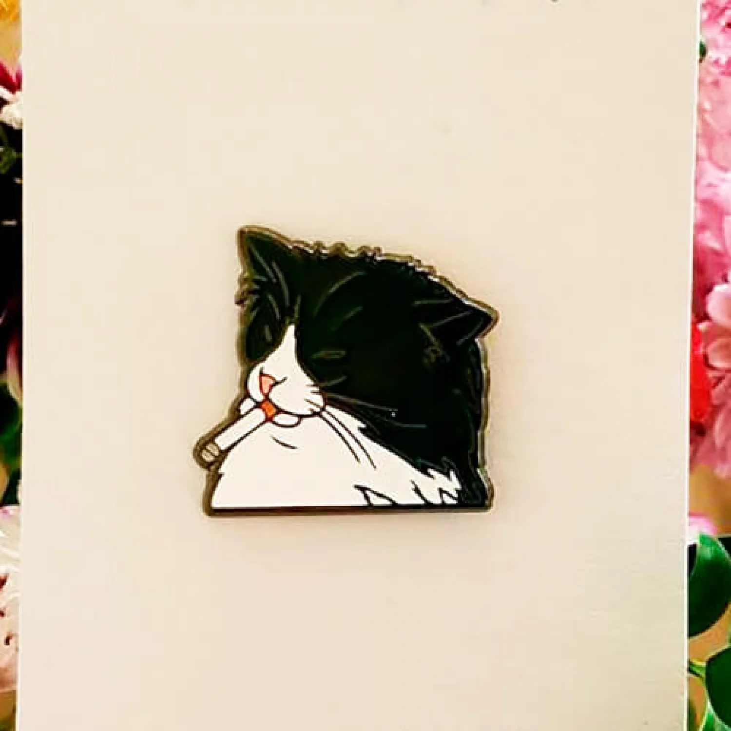 Значок Брутальный кот Василий