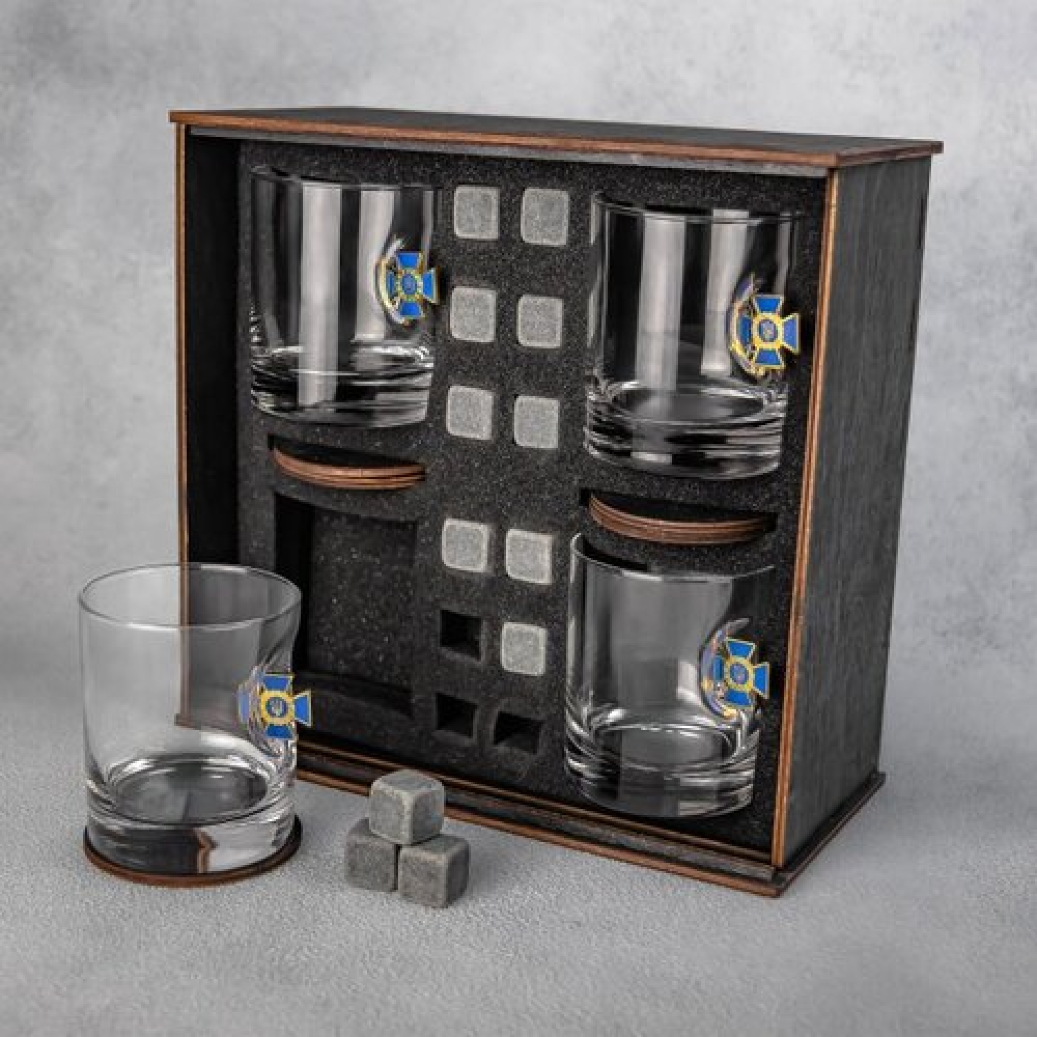 Набор на 4 стакана (СБУ)