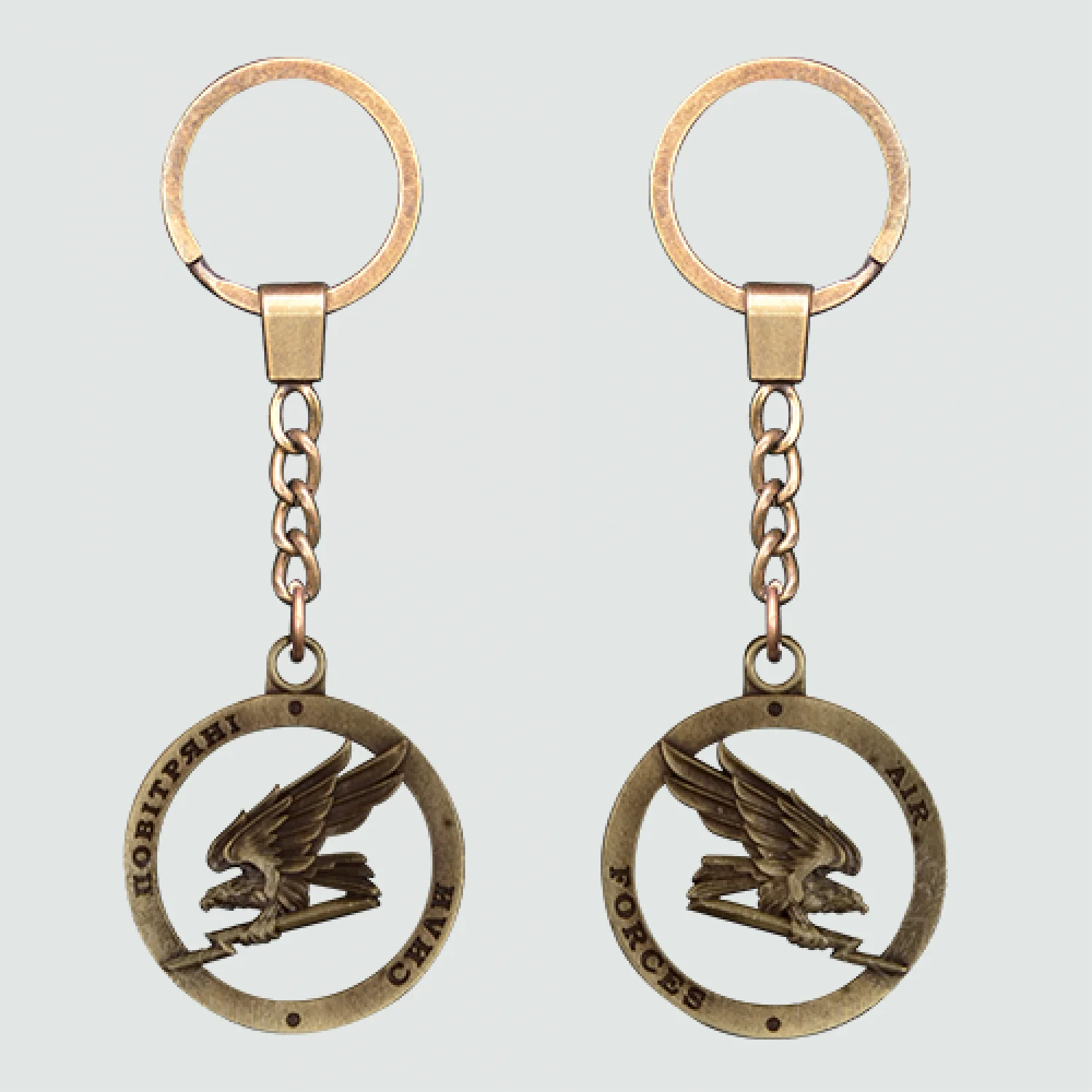 Брелок Воздушные силы с эмблемой на пилотку