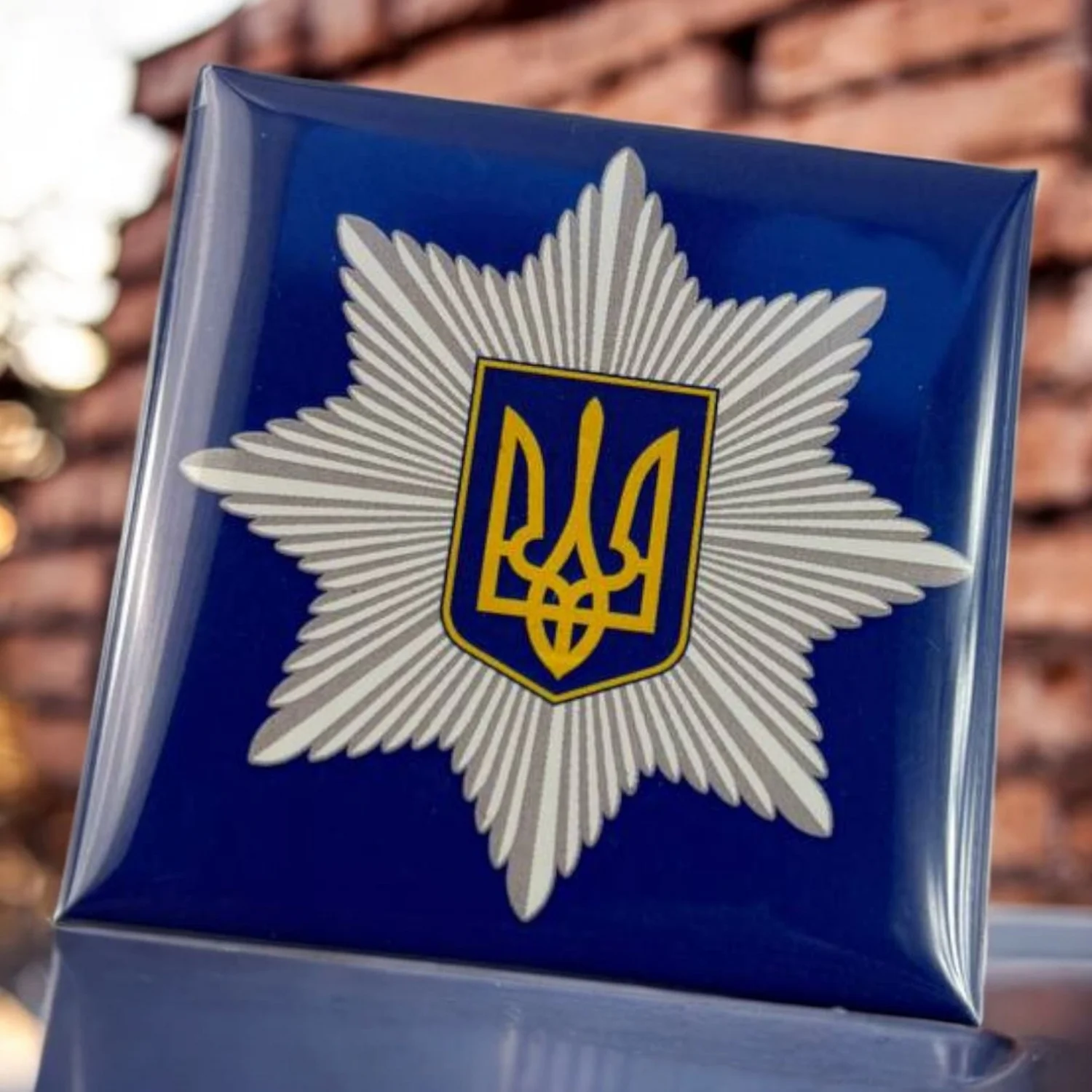 Магнит сувенирный Эмблема национальной полиции