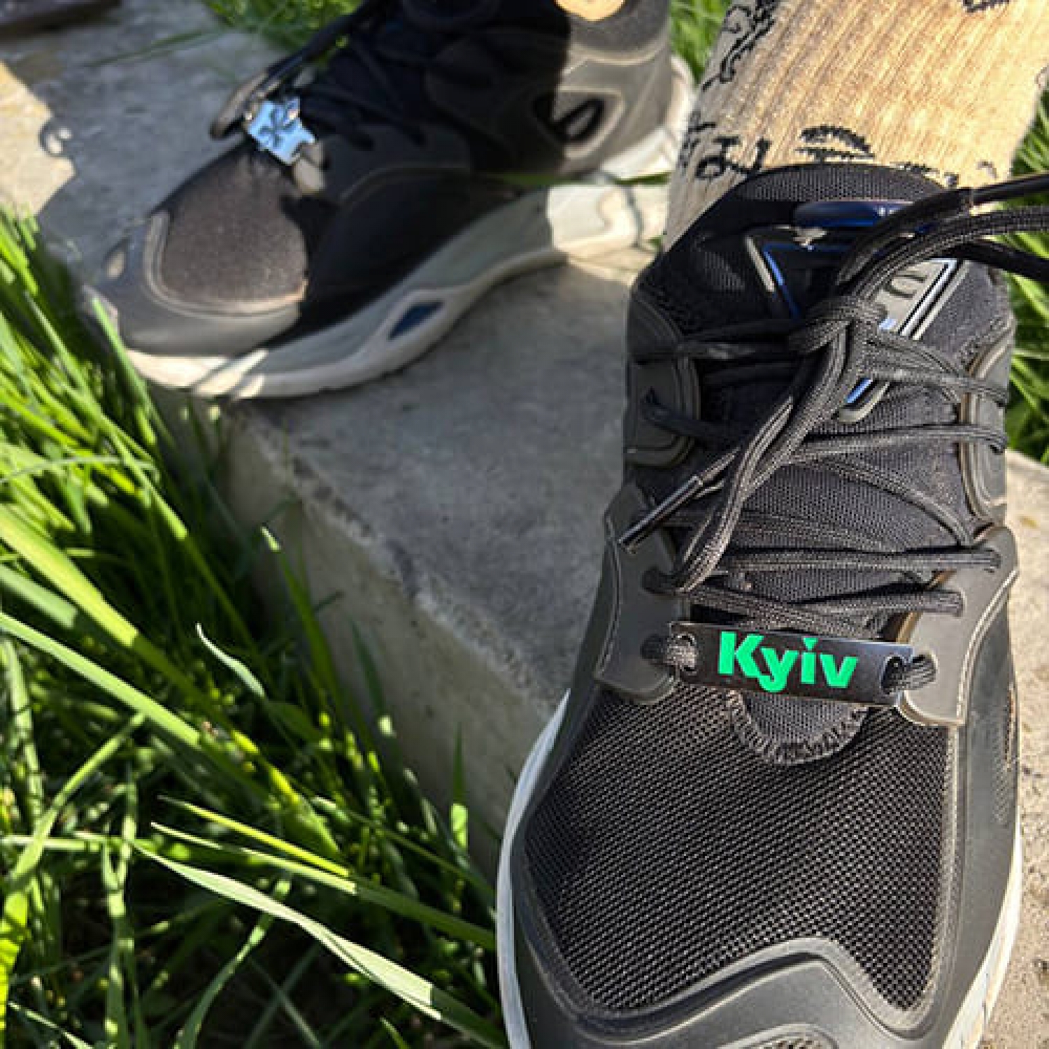 Значок для обуви vShnurok Kyiv green