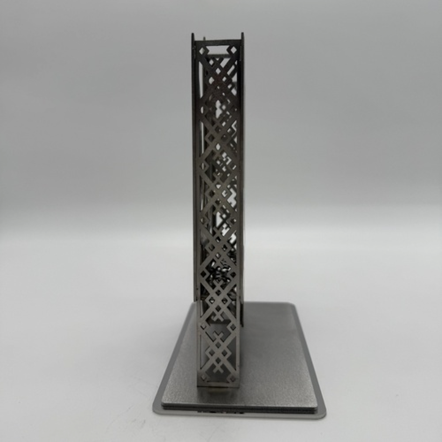 Трезуб средний настольный из нержавеющей стали серебро