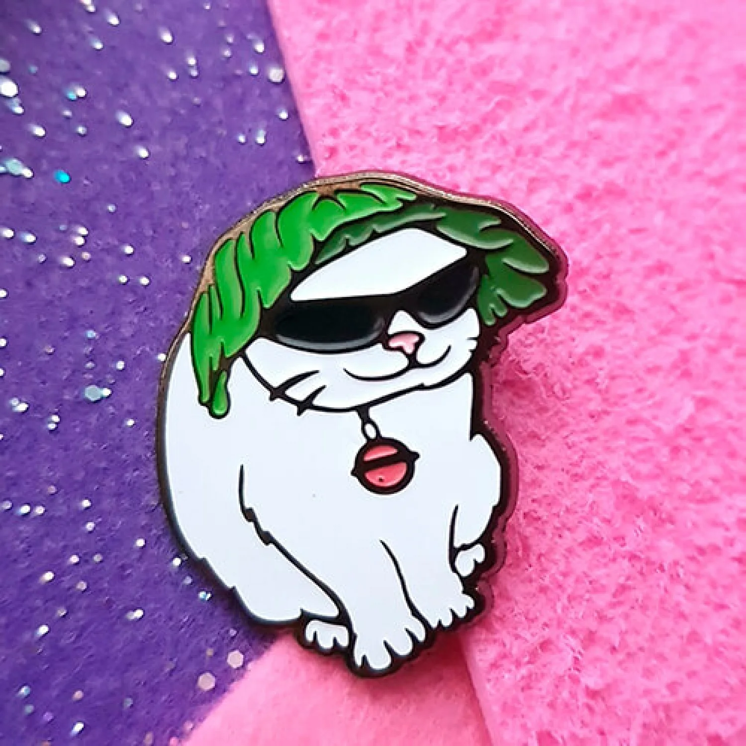 Значок Кот капуста