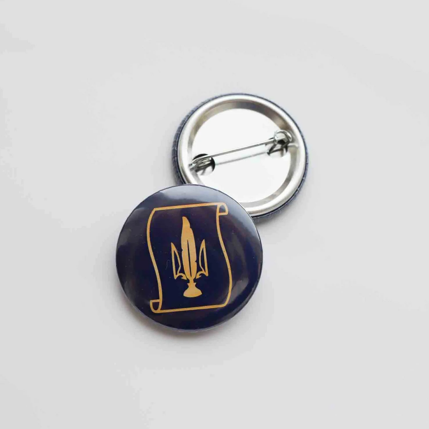 Значок закатний Папірус 36 мм на шпильці