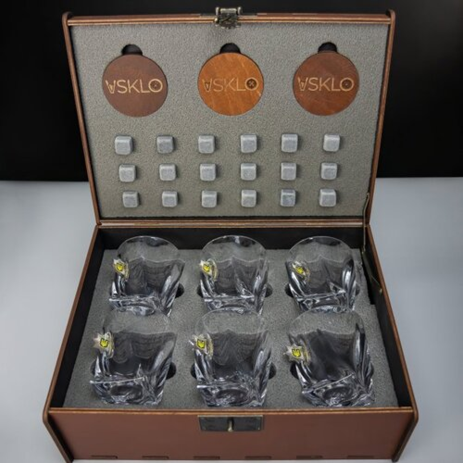 Набор LEO 6 - хрустальные стаканы (Полиция)