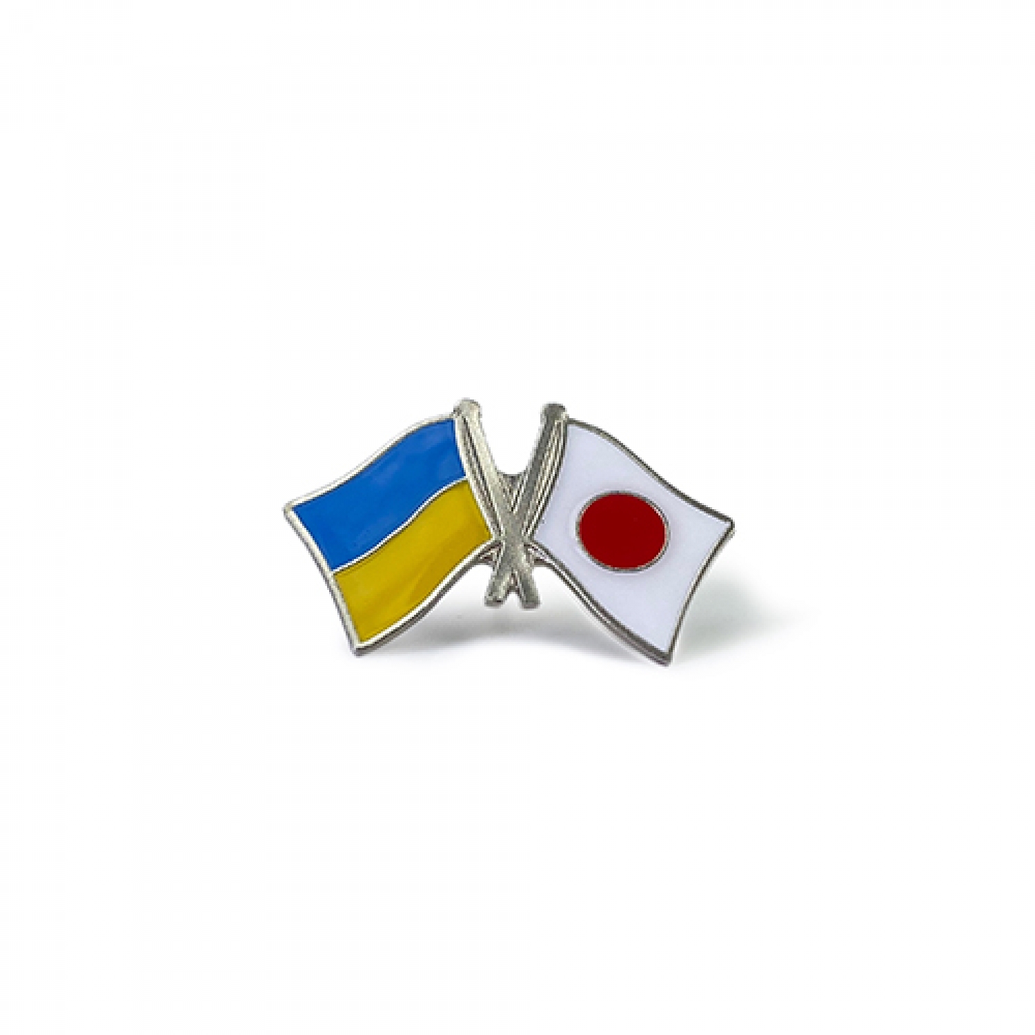 Значок Прапори Україна / Японія