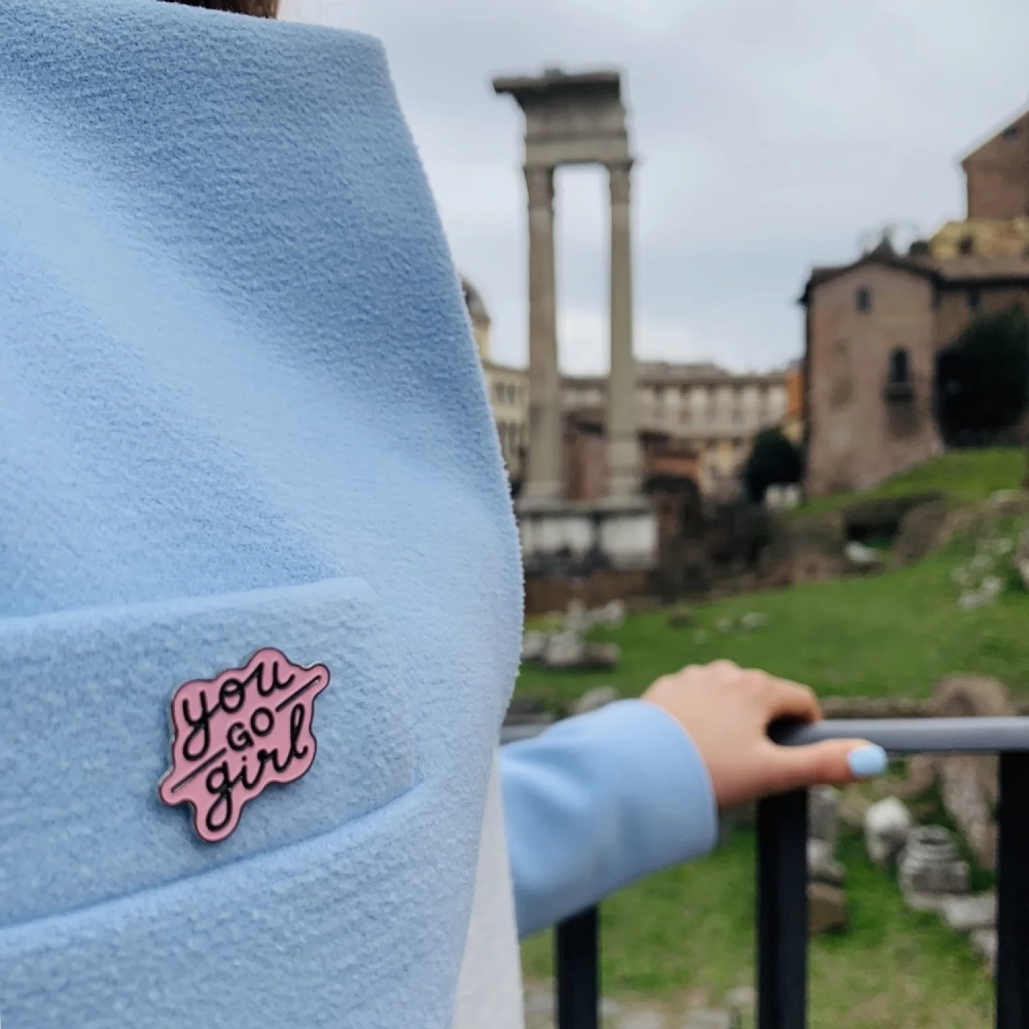 ЗНАЧОК YOU GO GIRL - ЗНАЧОК GIRL POWER