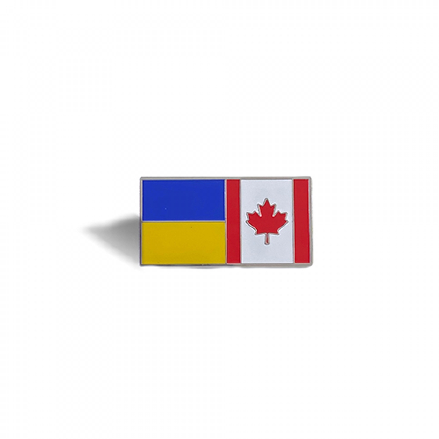 Значок Прапори України/Канади