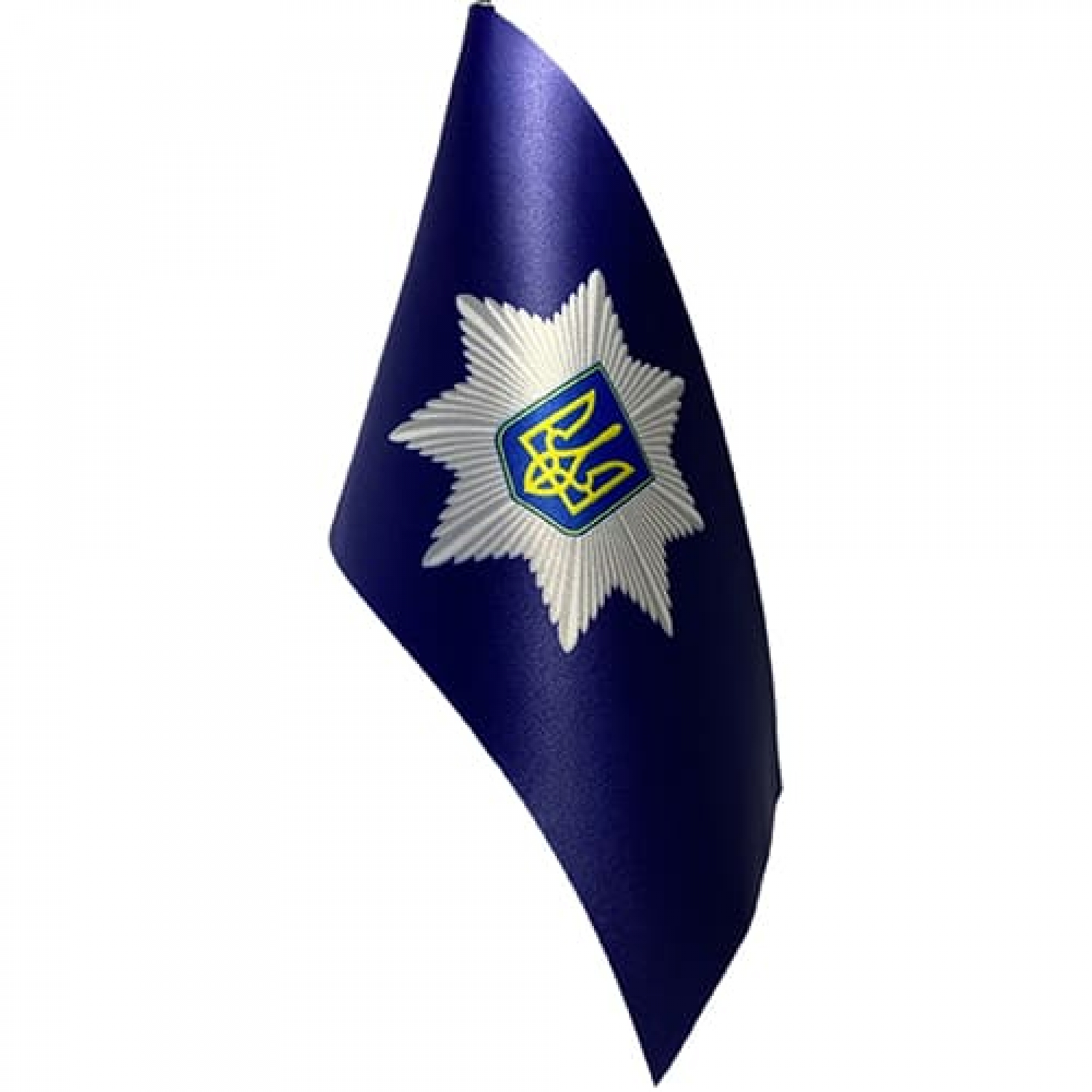 Прапорець Національної поліції України (без тримача)