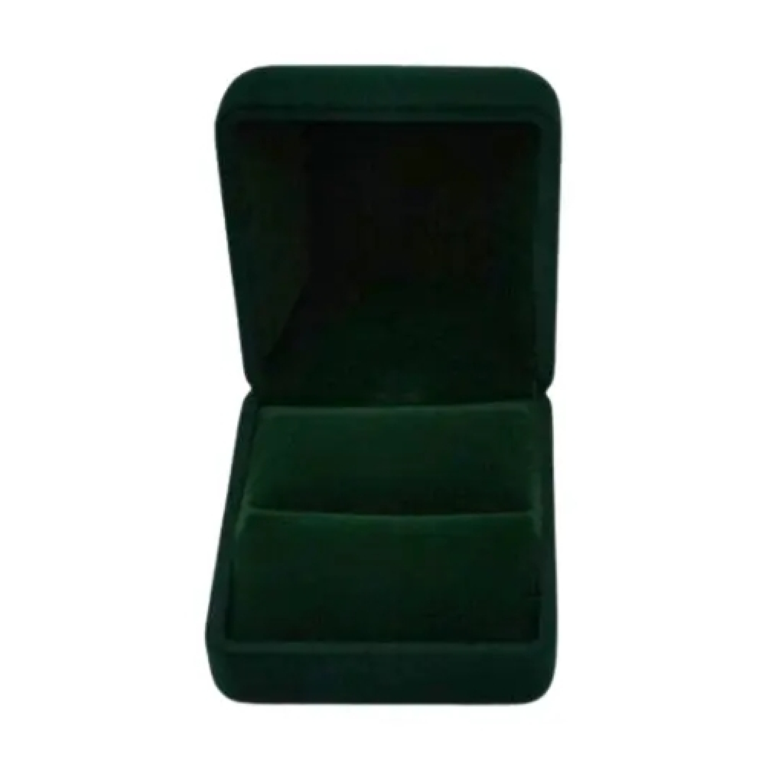 Футляр квадратный для наград, медалей, орденов, монет, значков зеленый бархатный