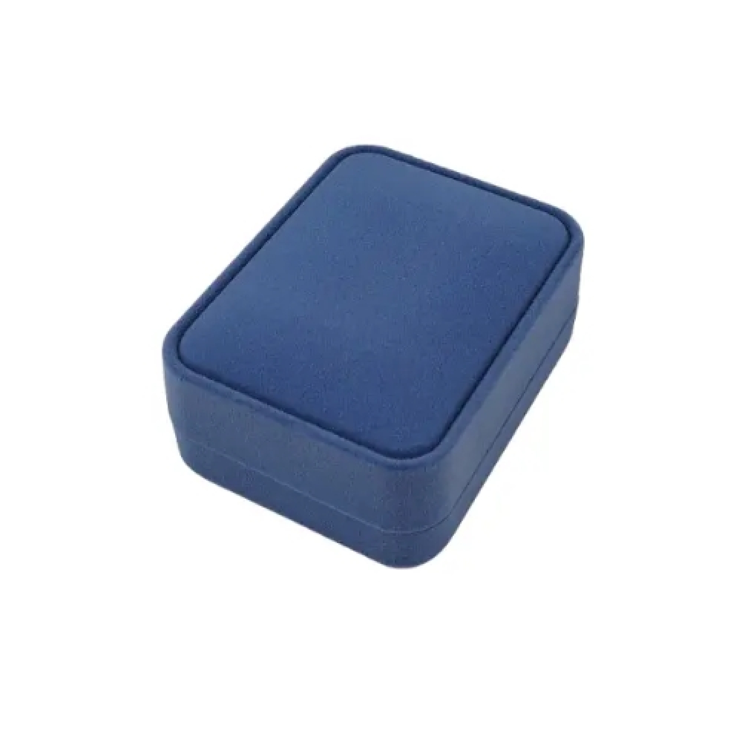 Футляр классический для наград медалей монет иконок серо-синий бархатный