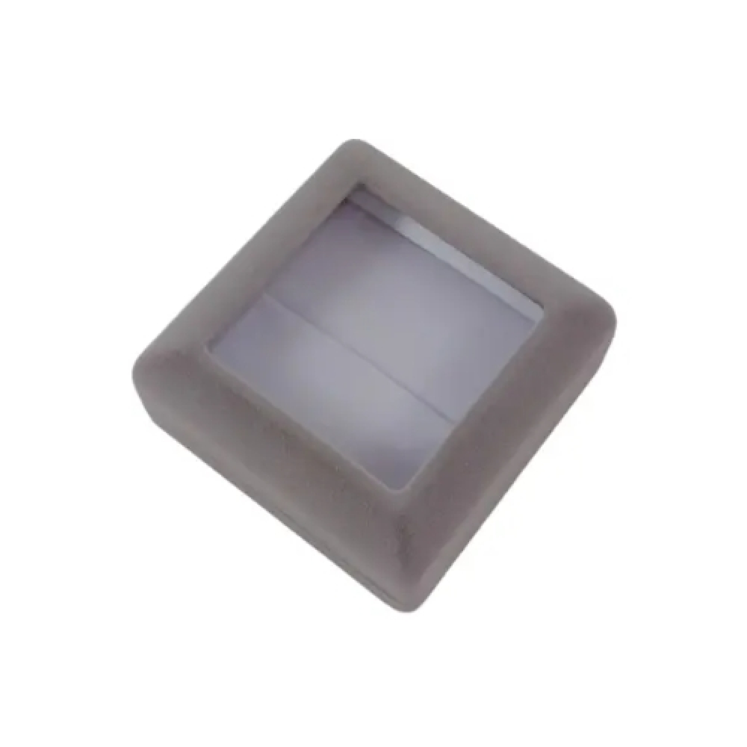 Классический футляр для наград, медалей, орденов, знаков, монет серый бархатный 283