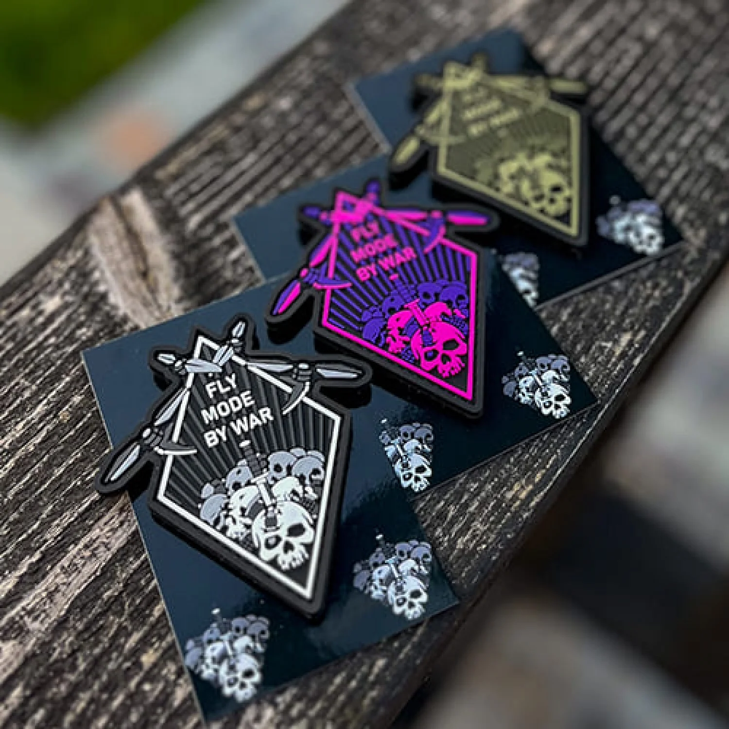 Патч ПВХ FLY MODE BY WAR олива