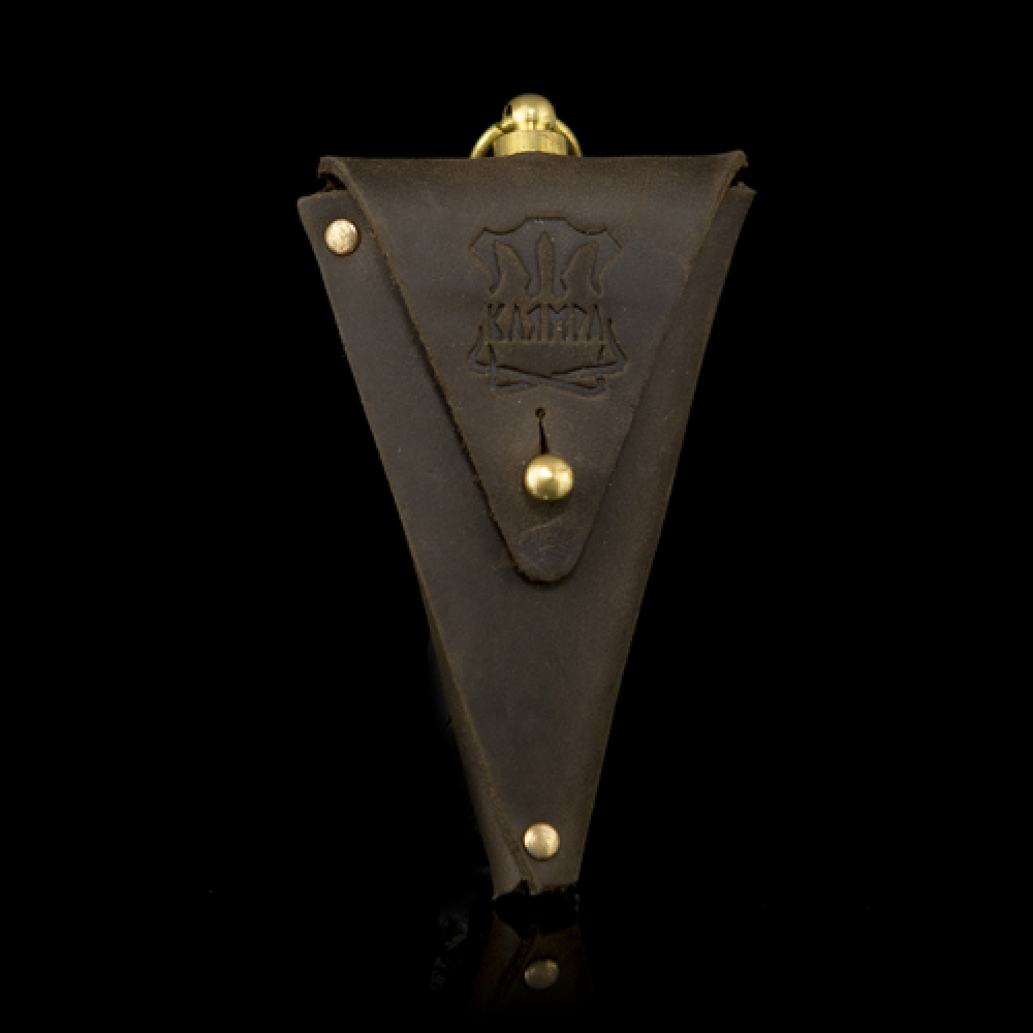 Кожаный брелок монетница "Бендерик"