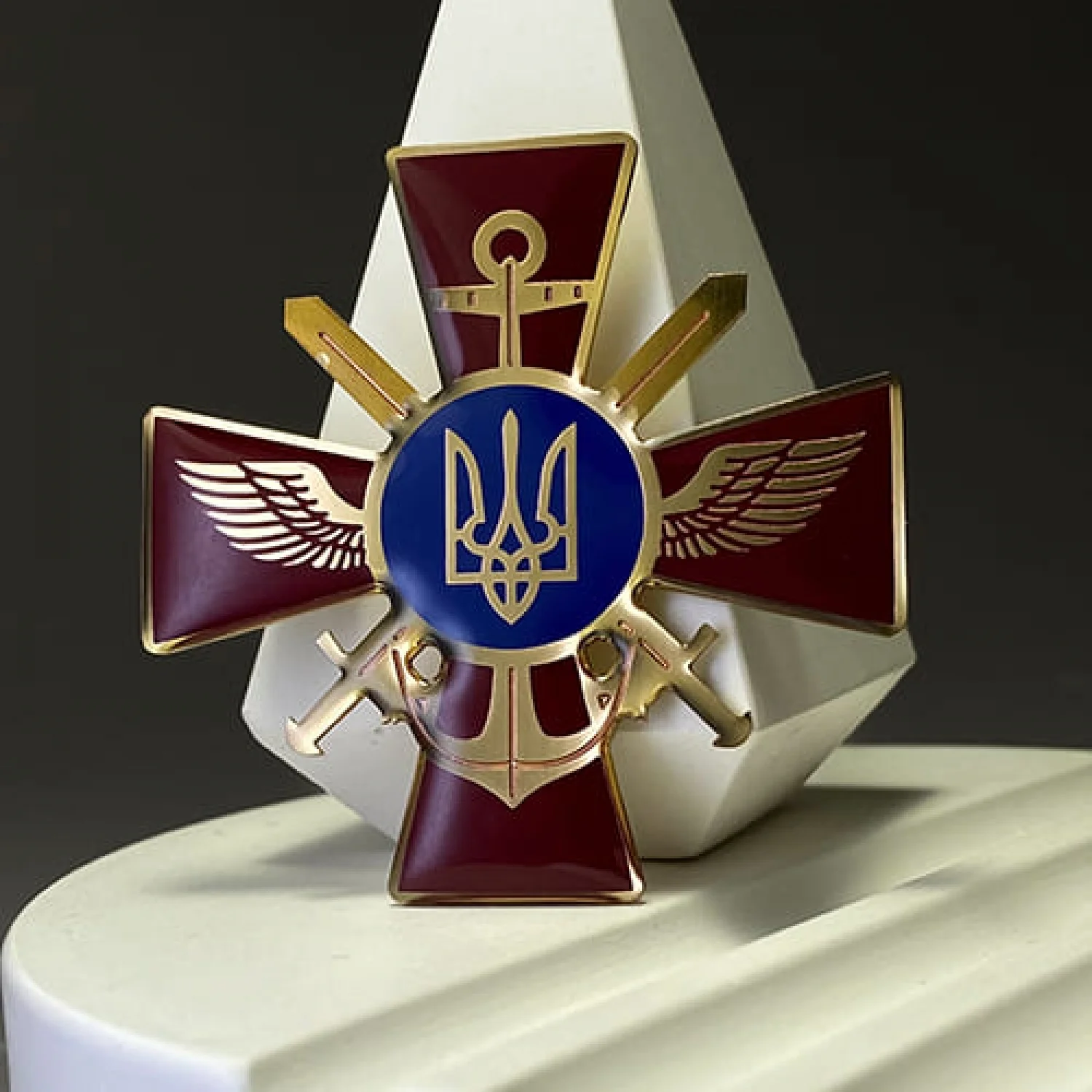 Кокарда Генеральний Штаб ЗС України