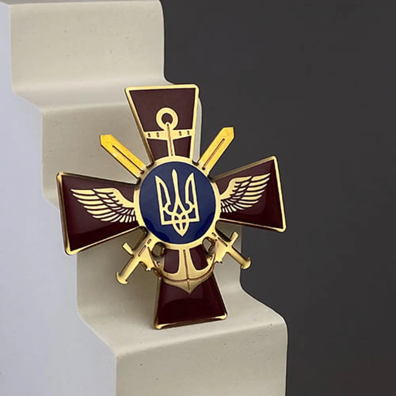 Кокарда Генеральний Штаб ЗС України