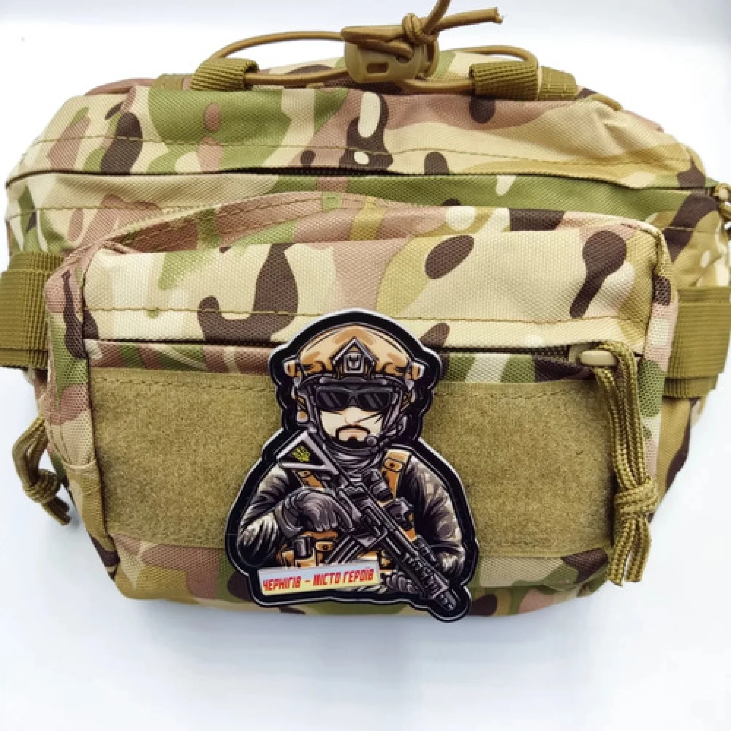 Шеврон ВСУ объемная Чернигов - город героев защитник ВСУ