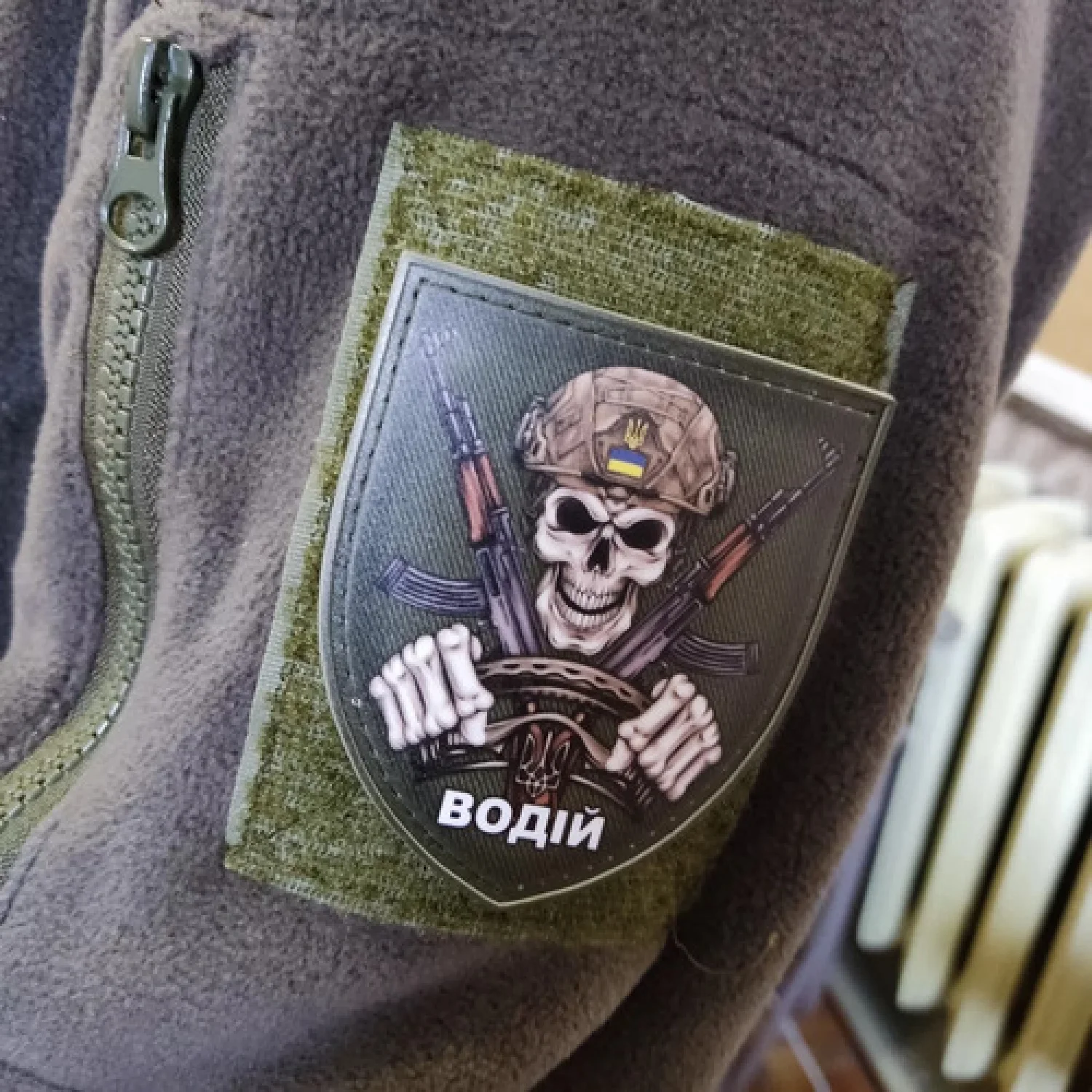 Нашивка Водій олива