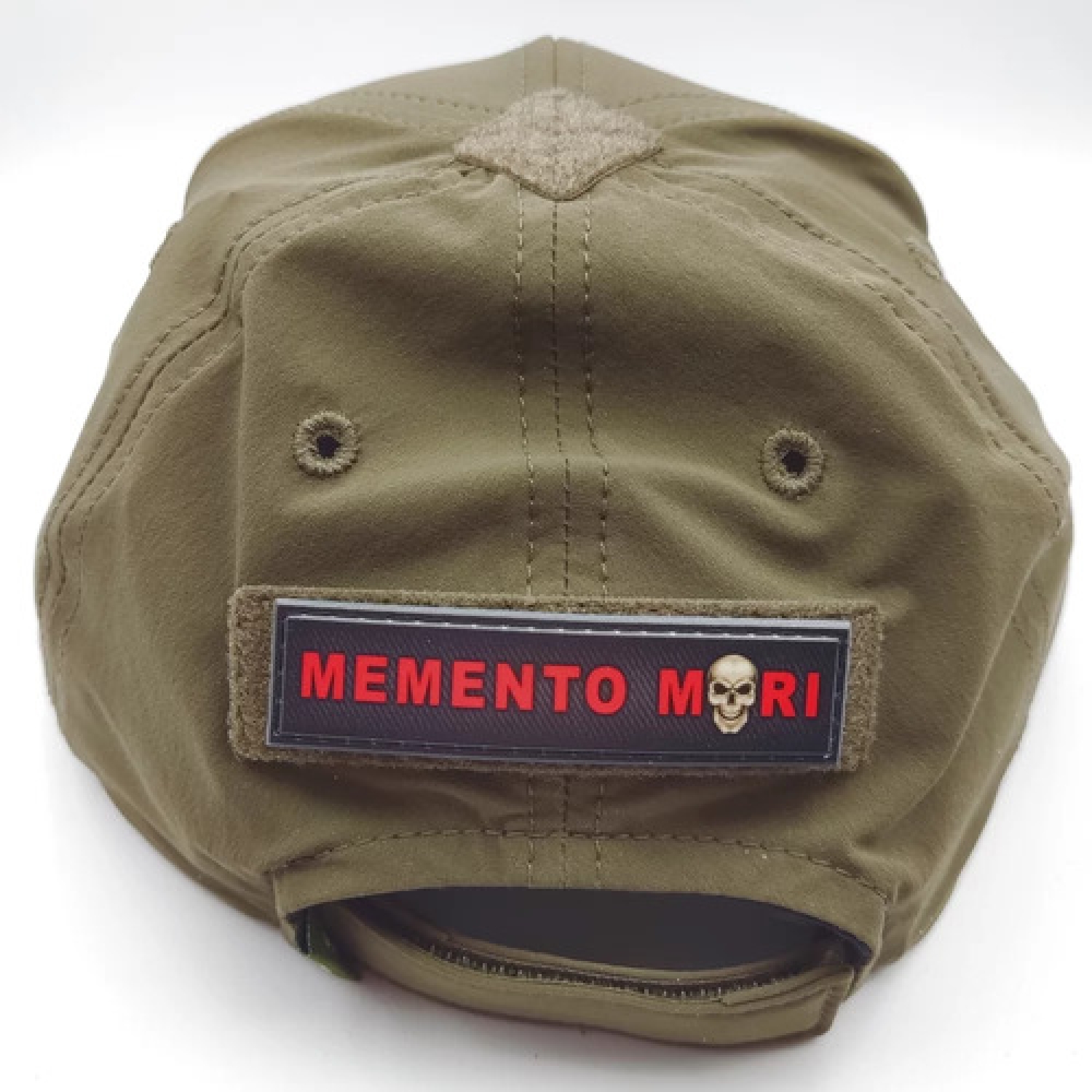 Шеврон Memento mori 2*8 см