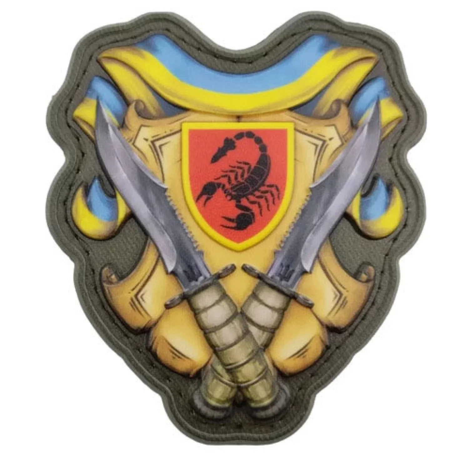 Шеврон 19 ОРБр объемный