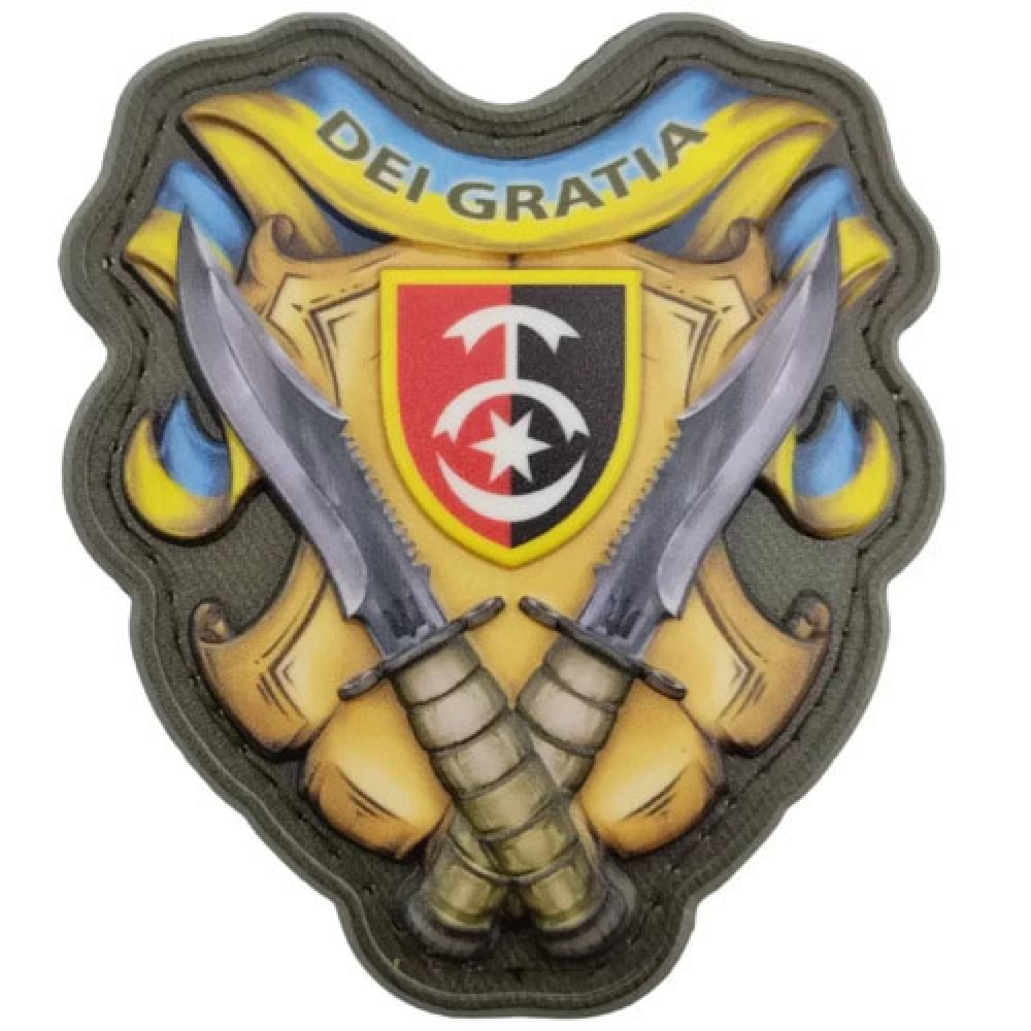 Шеврон Dei Gratia 30 ОМБр объемный