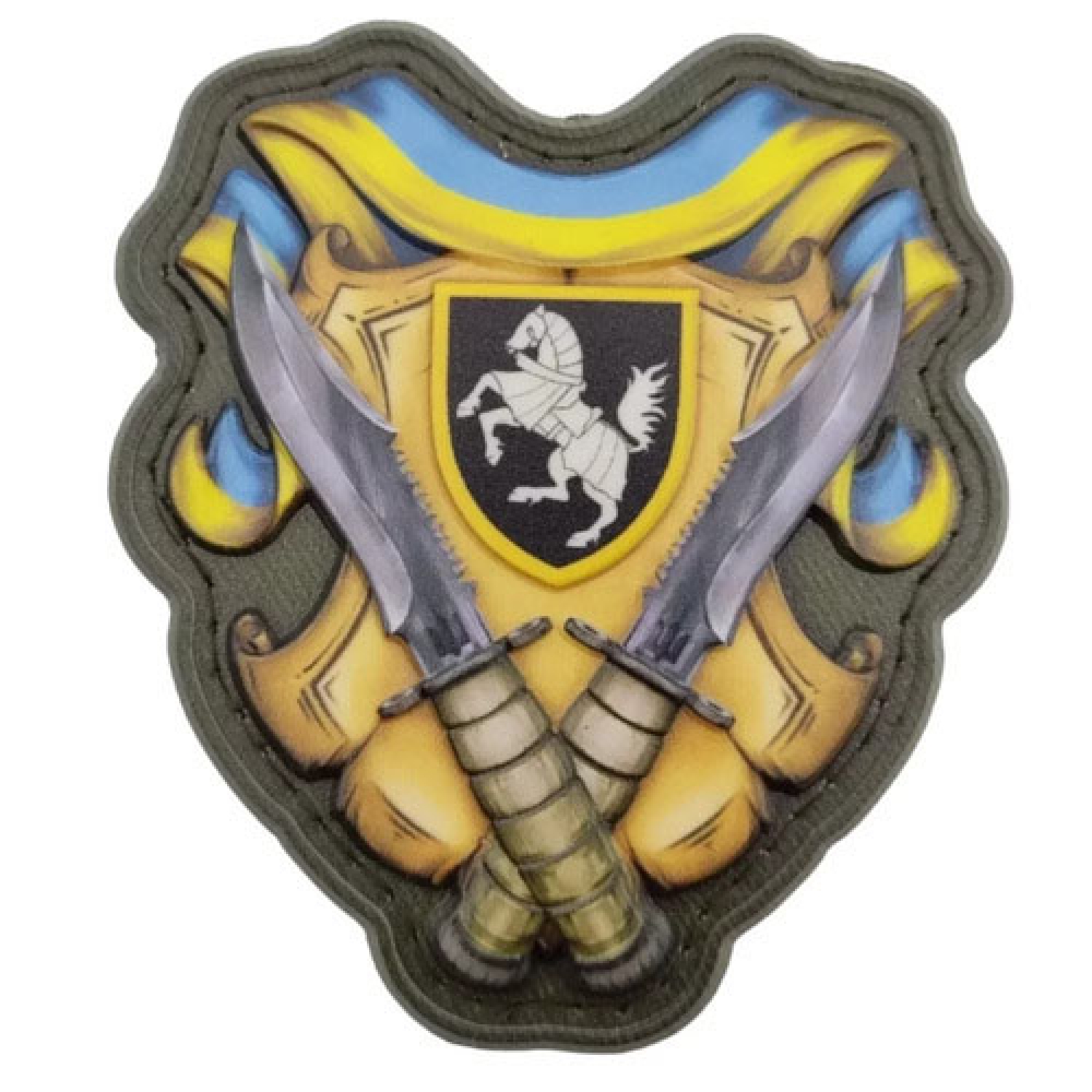 Шеврон 1 танкова сіверська бригада об'ємний