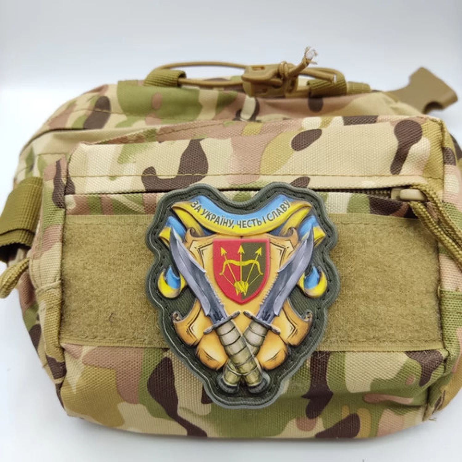 Шеврон За Україну, честь і славу 1129 ЗРП об'ємний