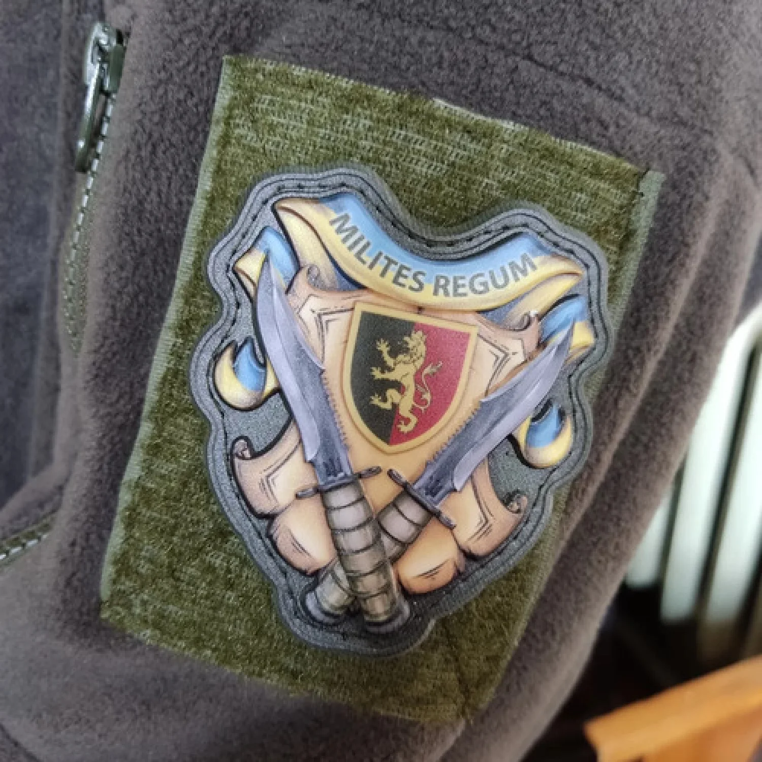 Шеврон Milites Regum 24 ОМБр объемный