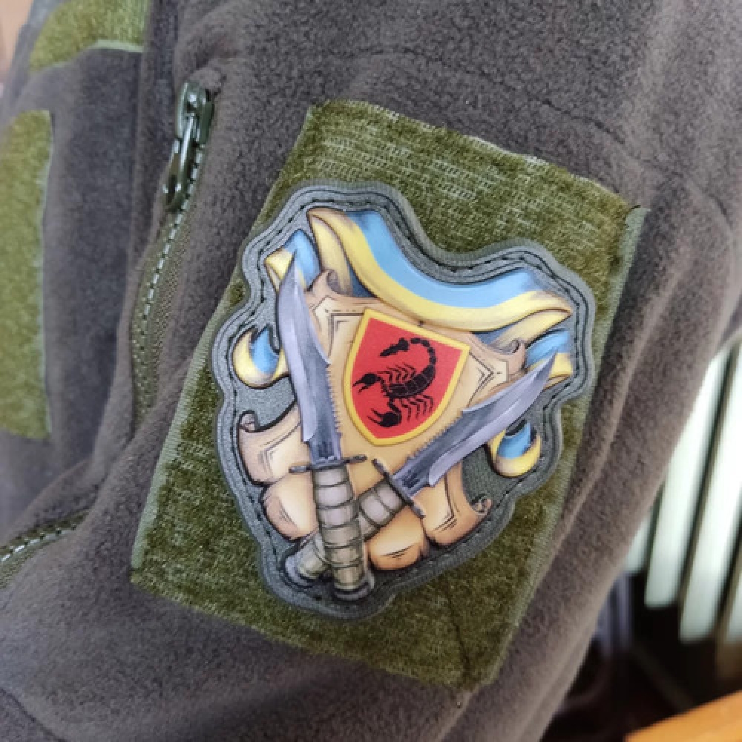 Шеврон 19 ОРБр объемный