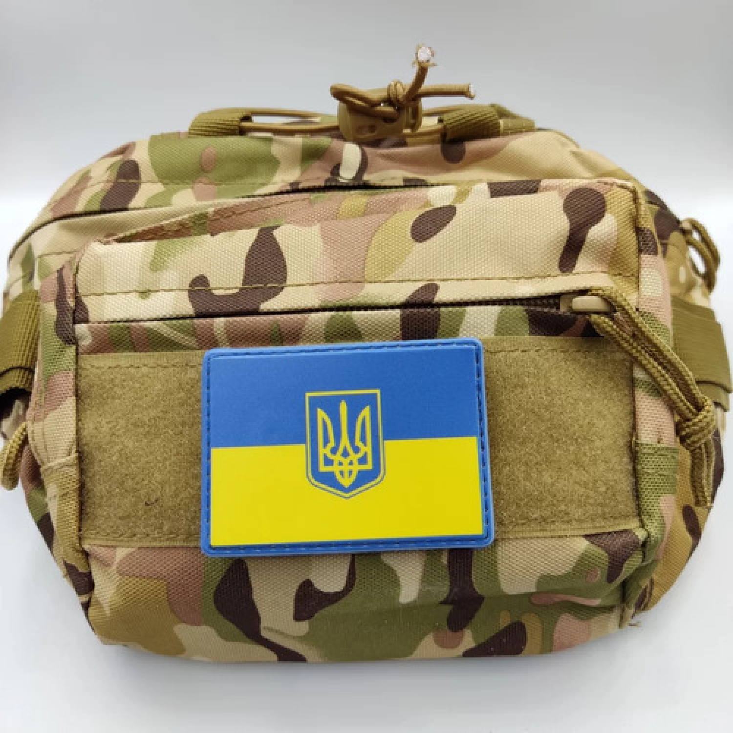 Шеврон прапор України з гербом 50*70 мм