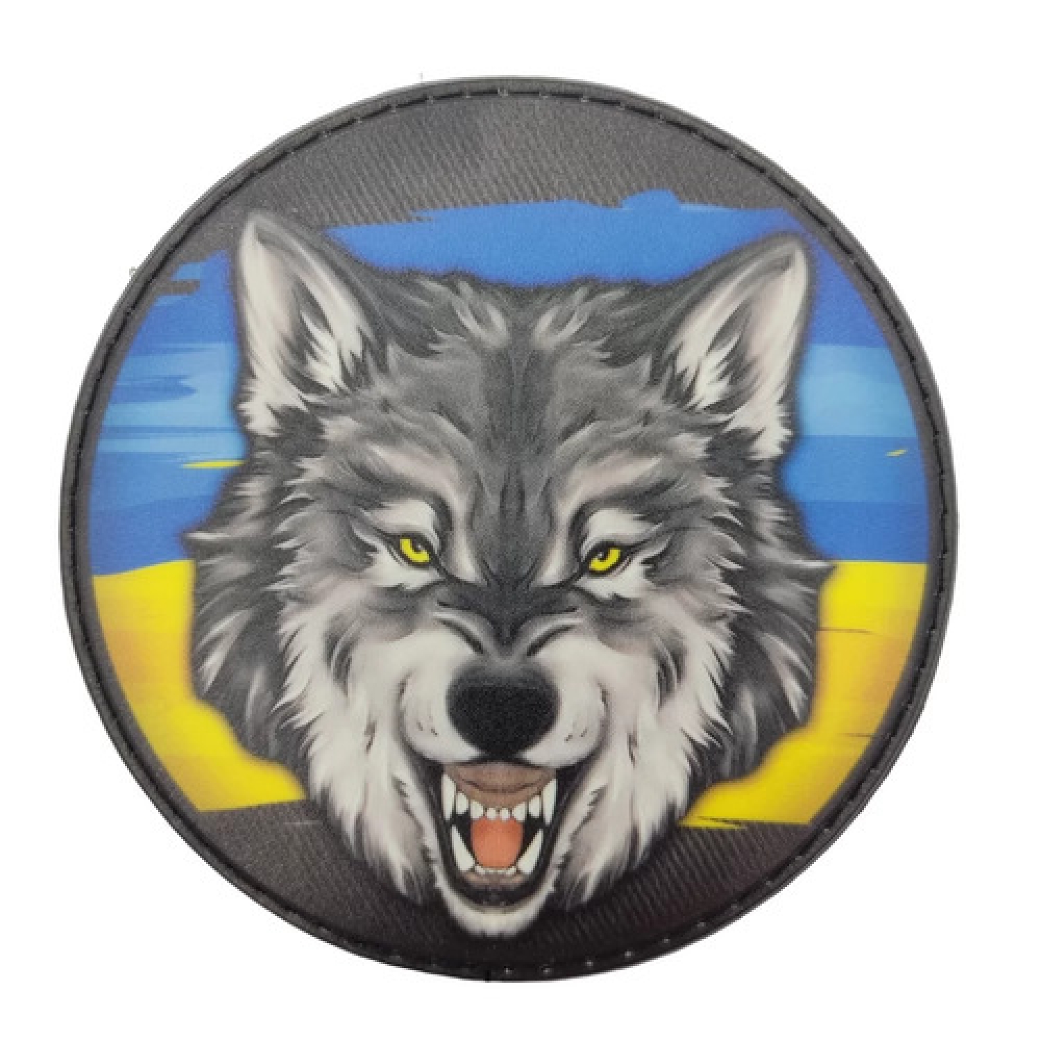 Нашивка Волк и флаг