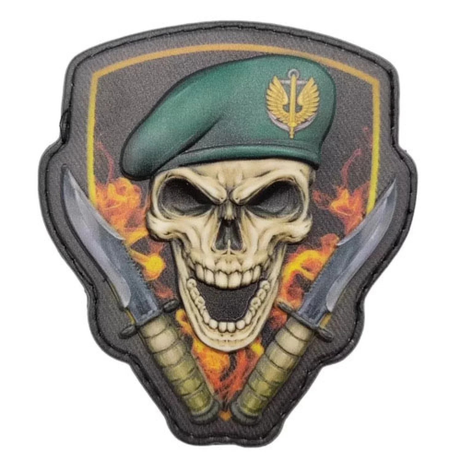 Шеврон Череп беретный знак Морская пехота объемный