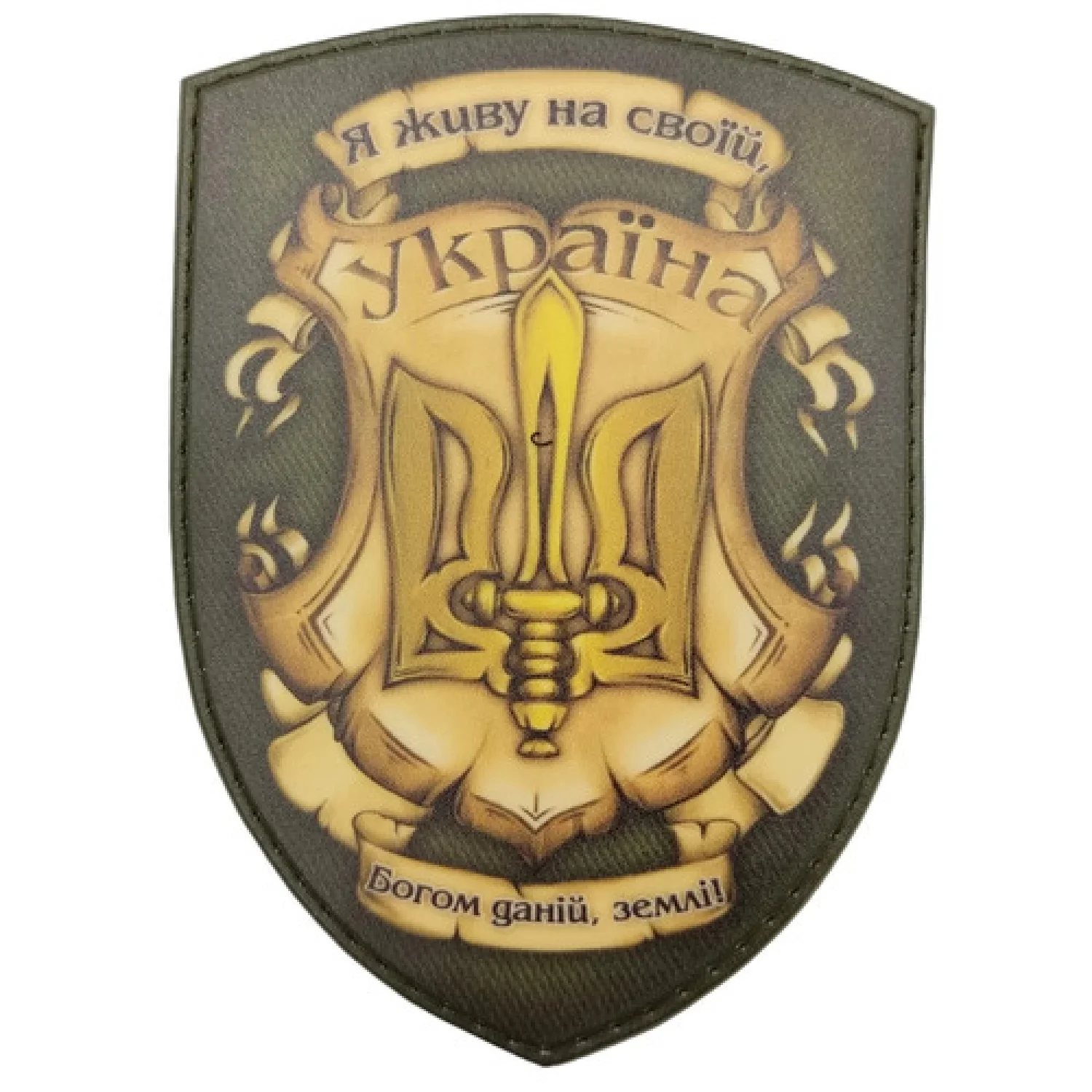 Нашивка Я живу на своїй Богом даній землі