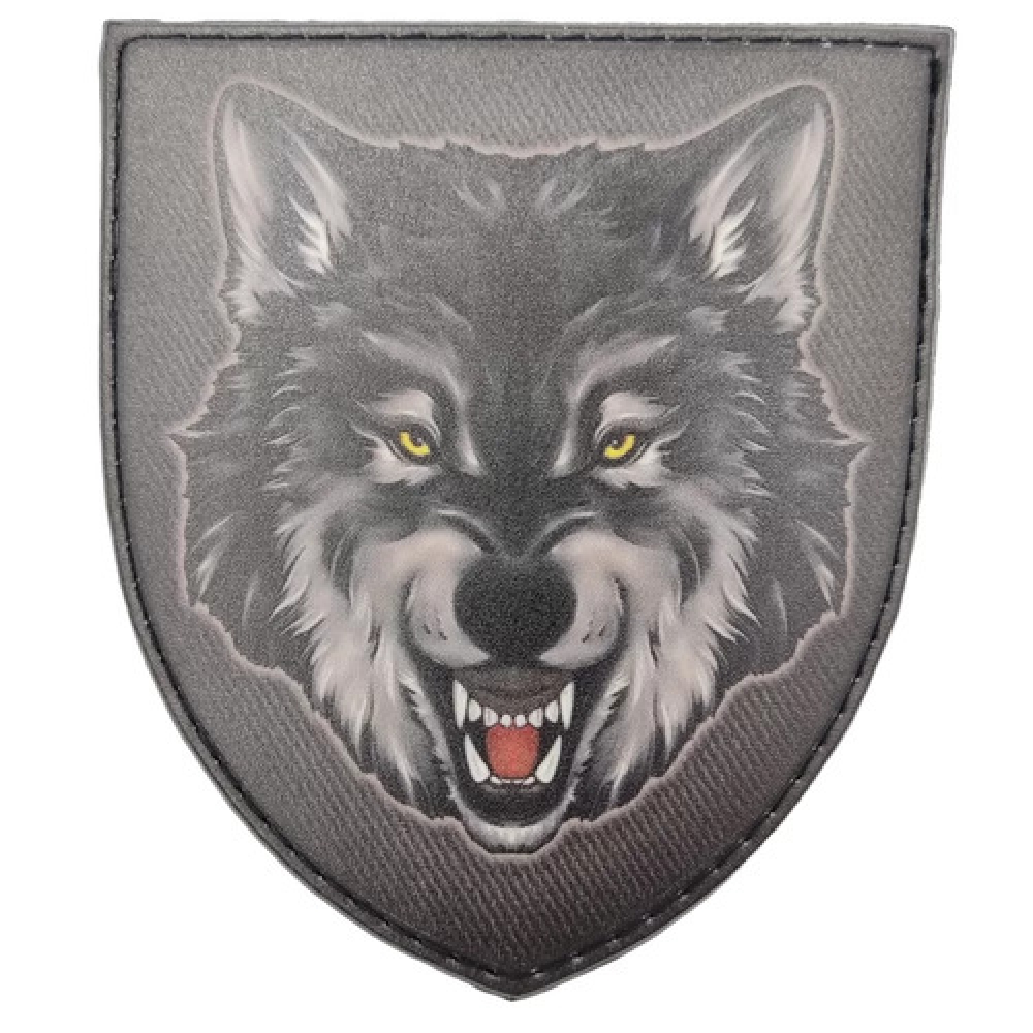 Шеврон Волк черный