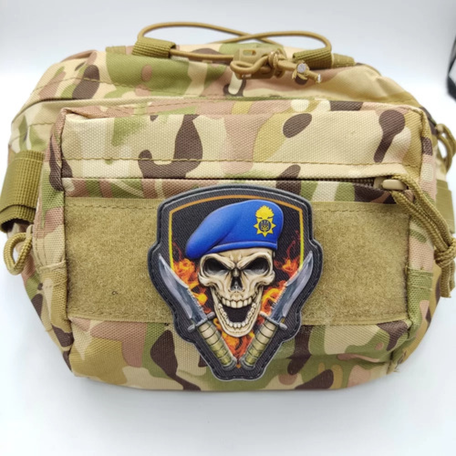 Шеврон Череп в берете НГУ объемный