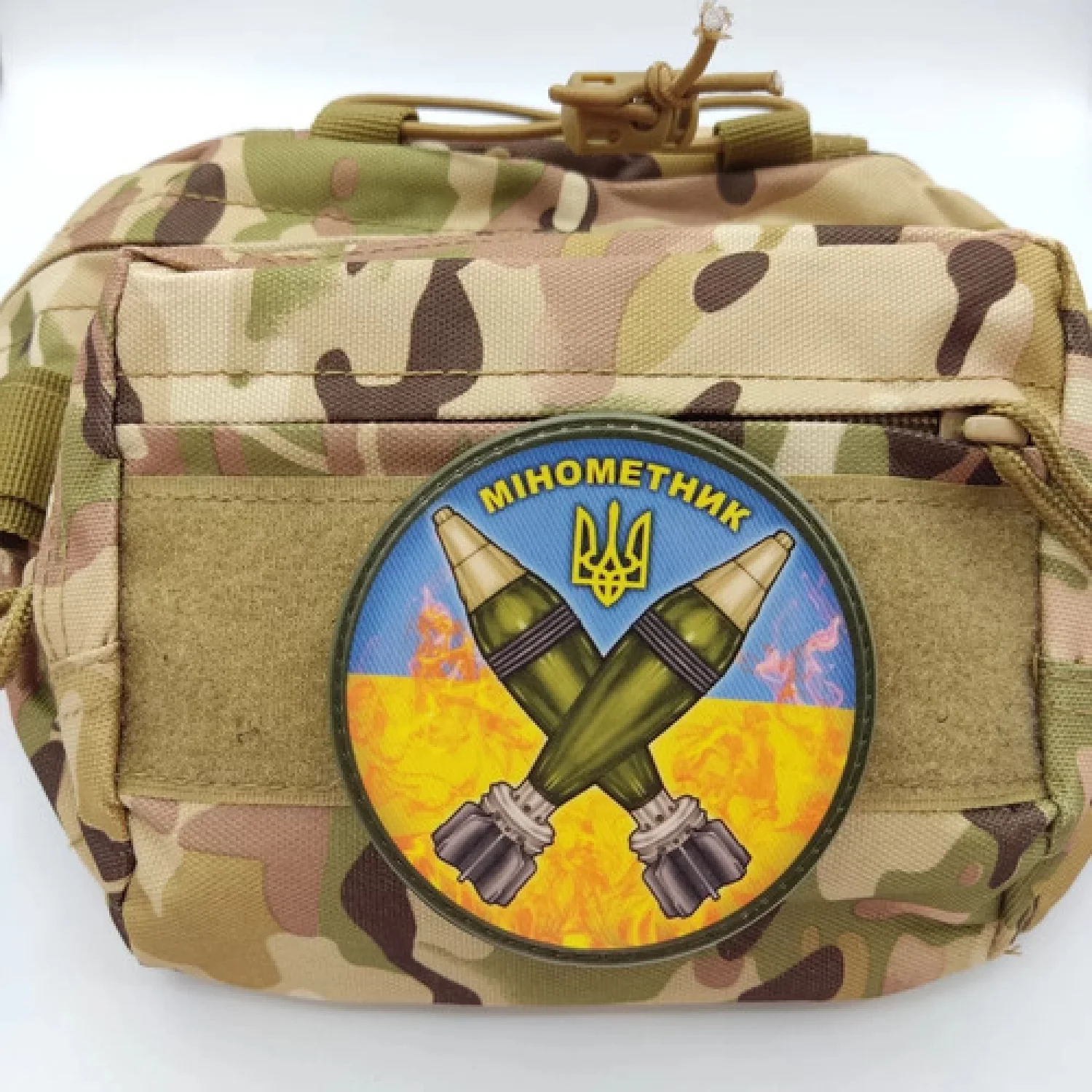 Нашивка Мінометник блакитно-жовтий