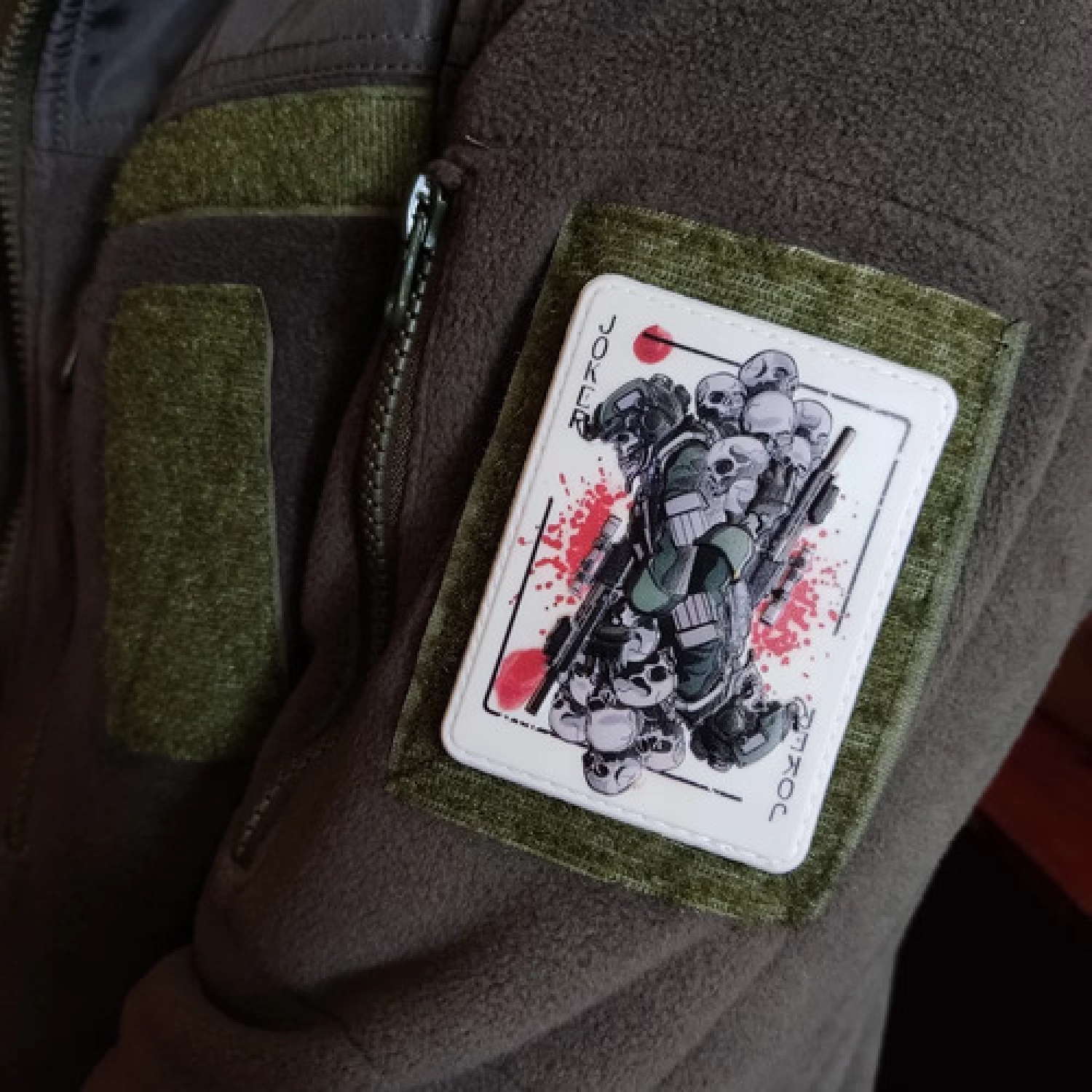 Шеврон Джокер объемный