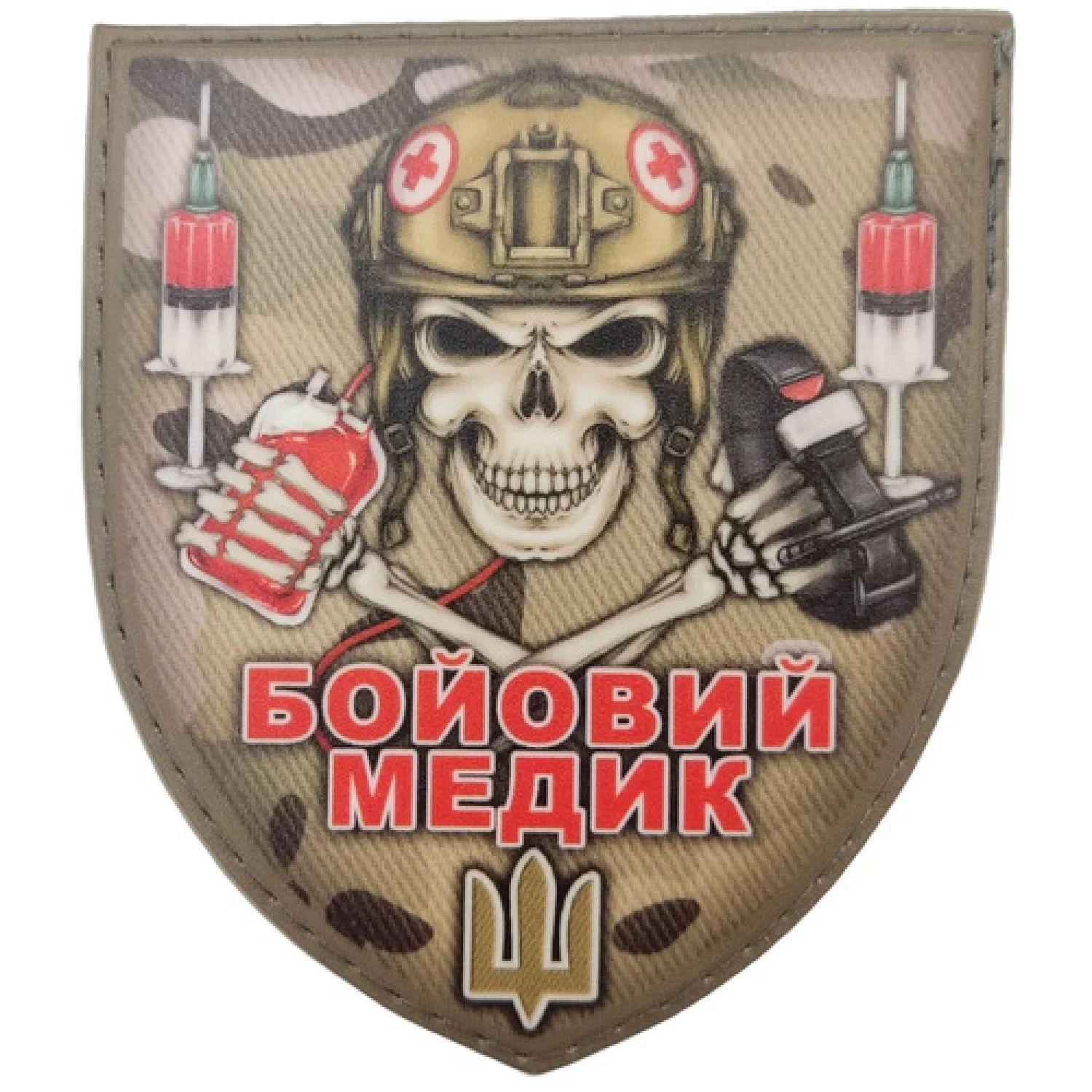 Шеврон бойовий медик мультикам