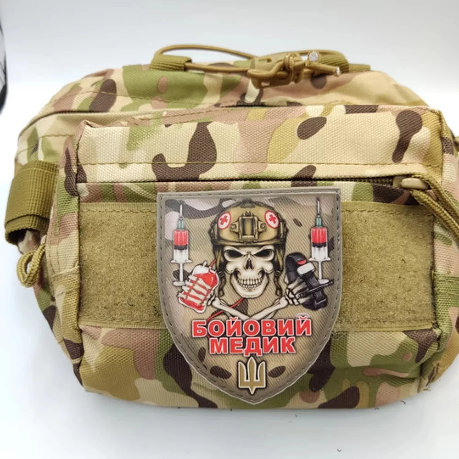 Шеврон бойовий медик мультикам