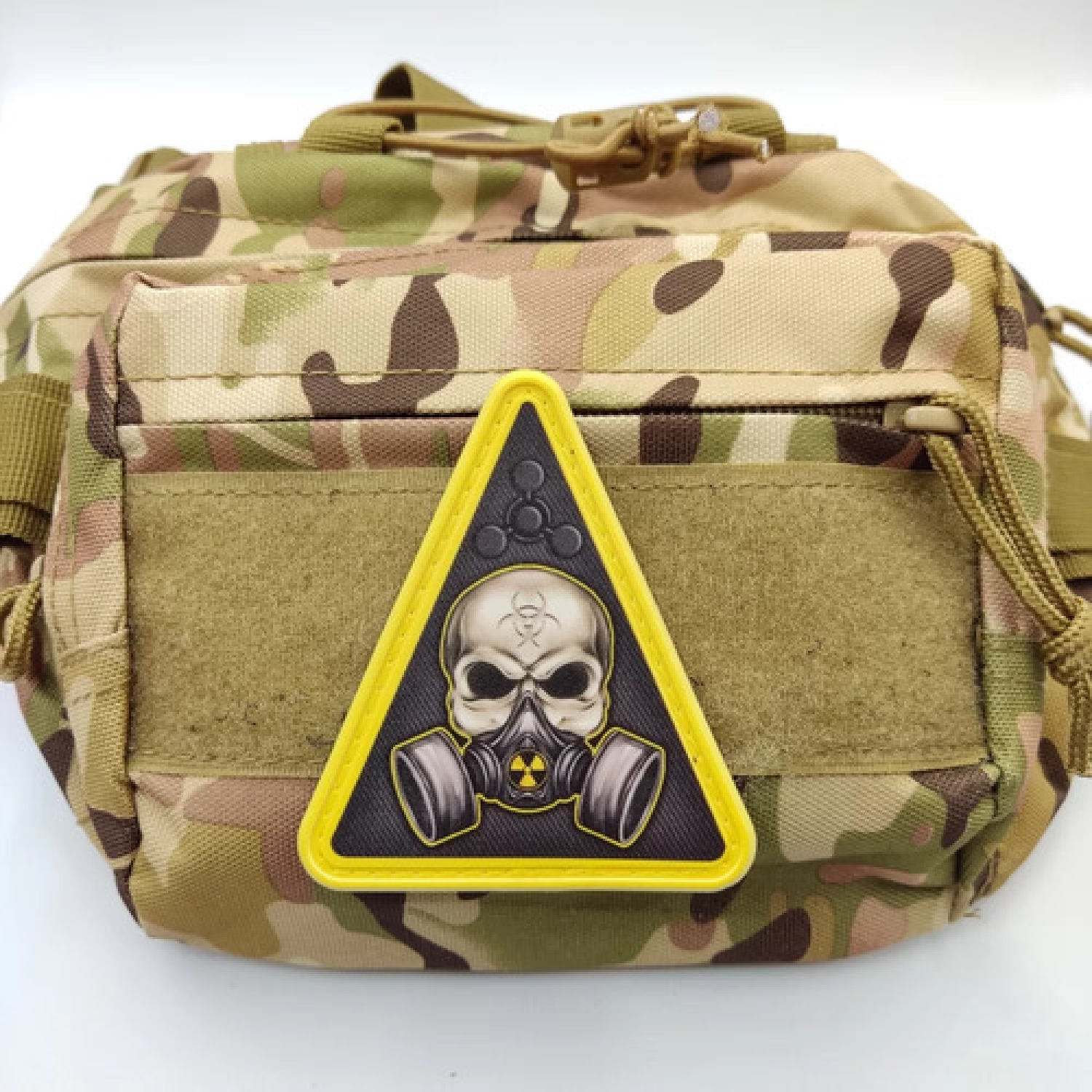 Шеврон Знак химического оружия с черепом